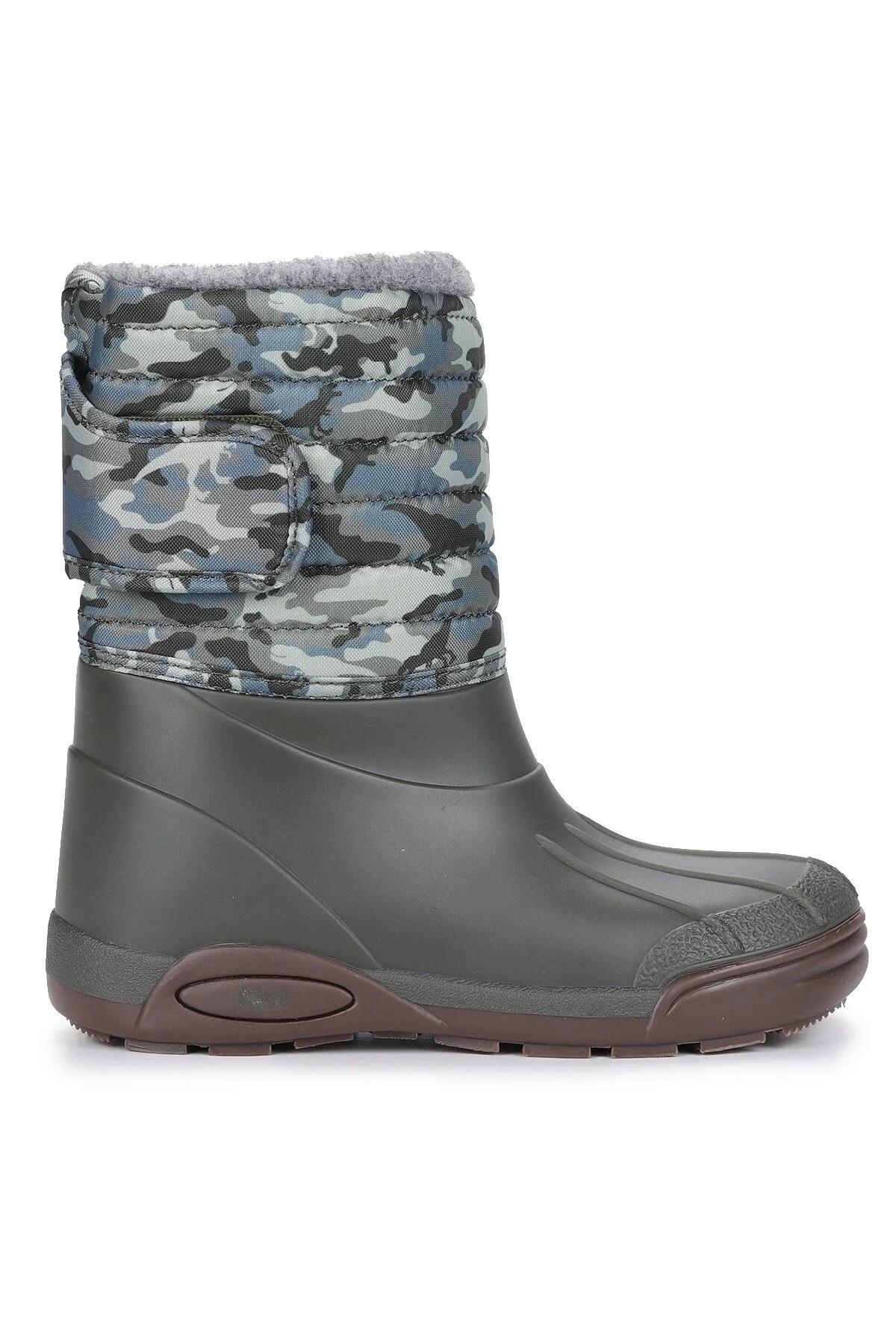 W10210-042 Topo Ski Camo Çocuk Yağmur Çizmesi - Görsel 5