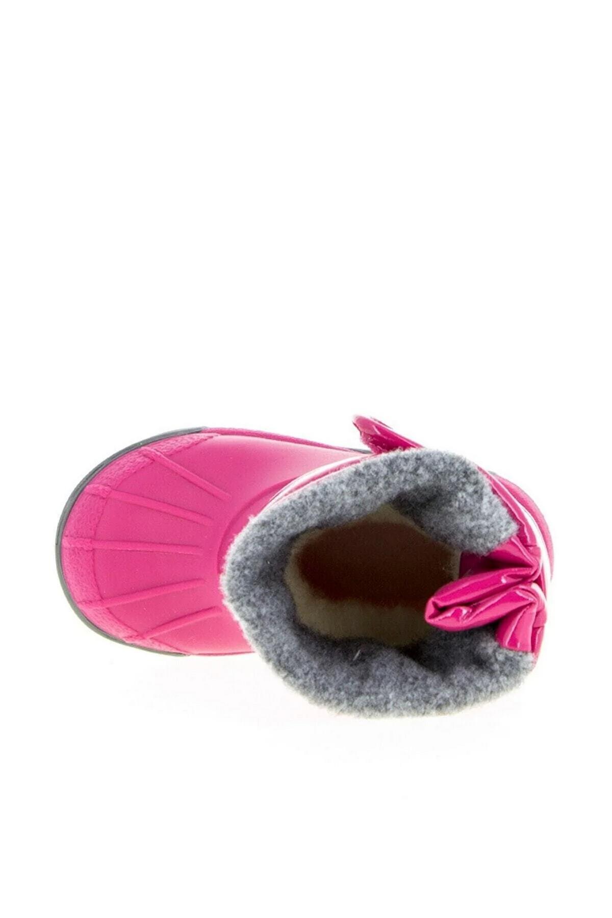 W10168-007 Topo Ski Charol Kız Çocuk Yağmur Çizmesi - Görsel 5