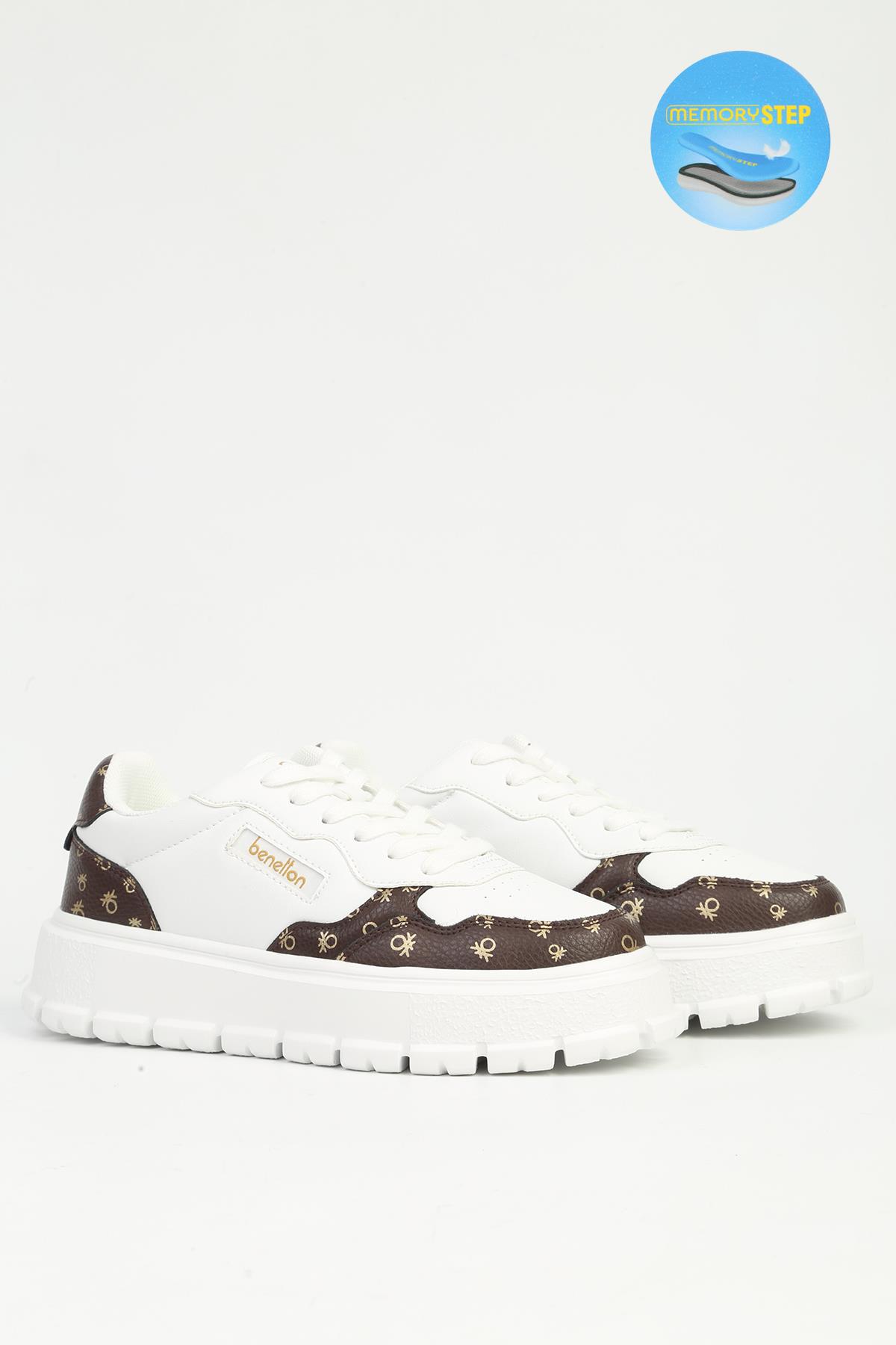 Kadın Beyaz Spor Ayakkabı İTHAL BNI-12124 - Görsel 3