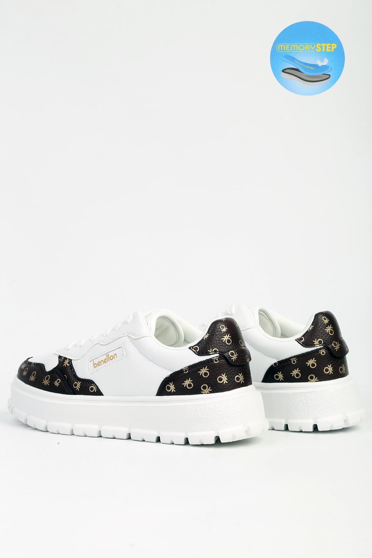 Kadın Beyaz Spor Ayakkabı İTHAL BNI-12124 - Görsel 4