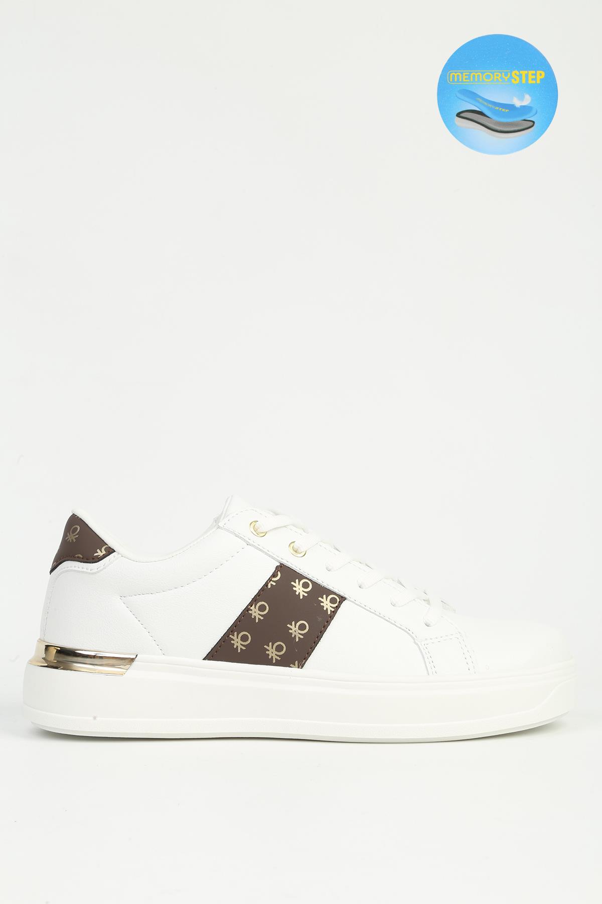 Kadın Beyaz Spor Ayakkabı İTHAL BNI-12132 - Görsel 2