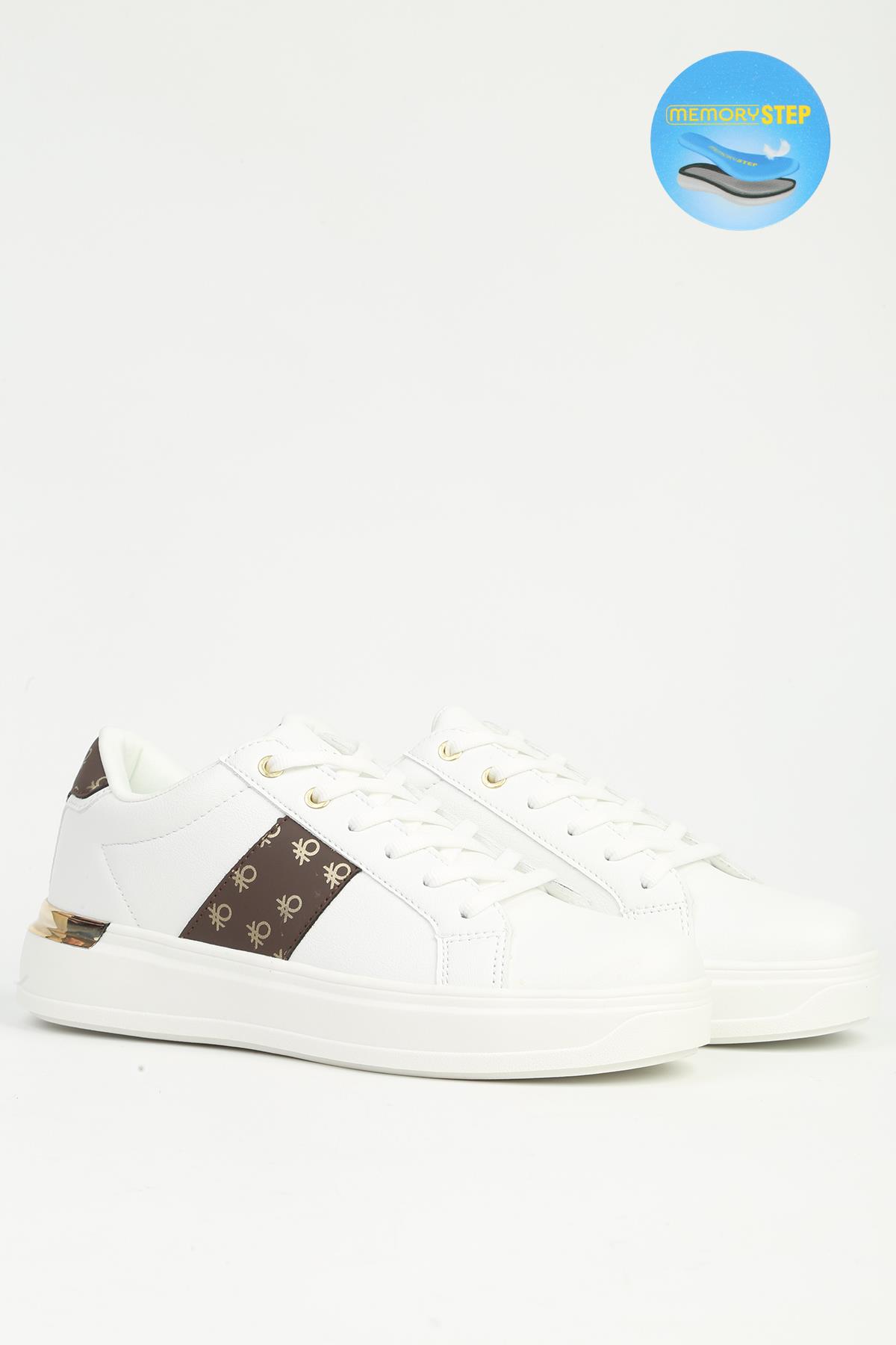 Kadın Beyaz Spor Ayakkabı İTHAL BNI-12132 - Görsel 3