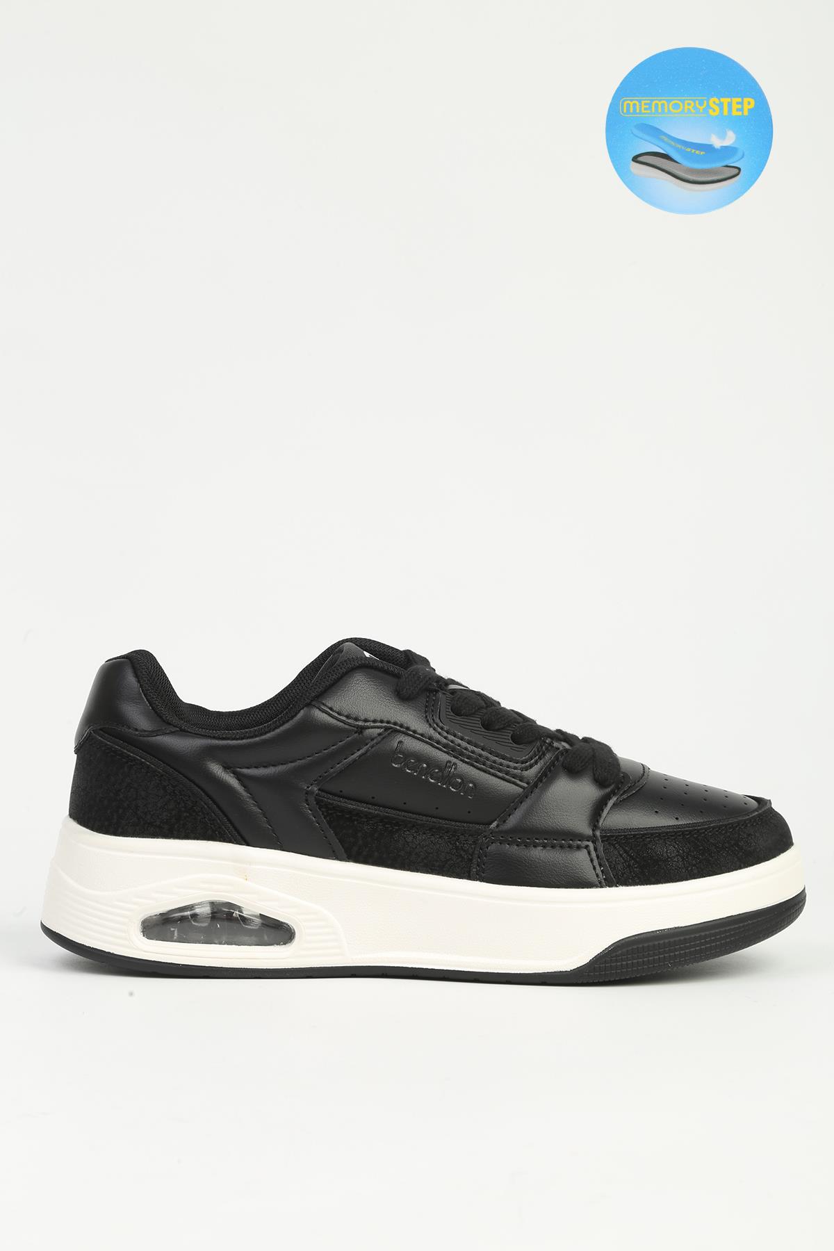 Benetton Benetton Kadın Siyah Beyaz Spor Ayakkabı İTHAL BNI-12133 Flo'da! Siyah - 2. görsel