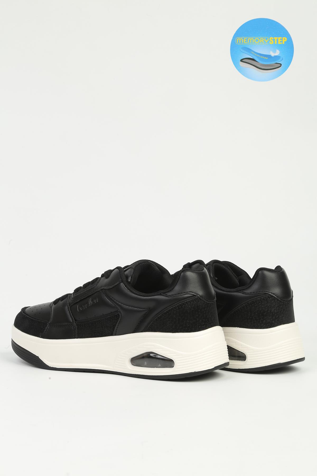 Benetton Benetton Kadın Siyah Beyaz Spor Ayakkabı İTHAL BNI-12133 Flo'da! Siyah - 4. görsel