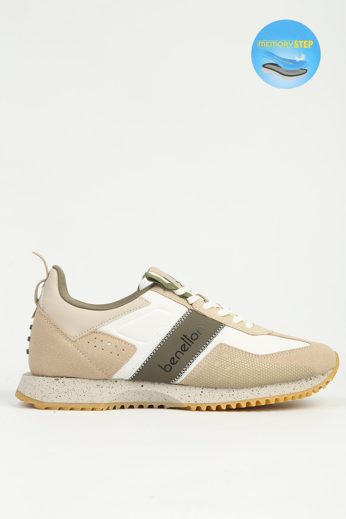 Erkek Bej Spor Ayakkabı İTHAL BNI-12114 - Görsel 2