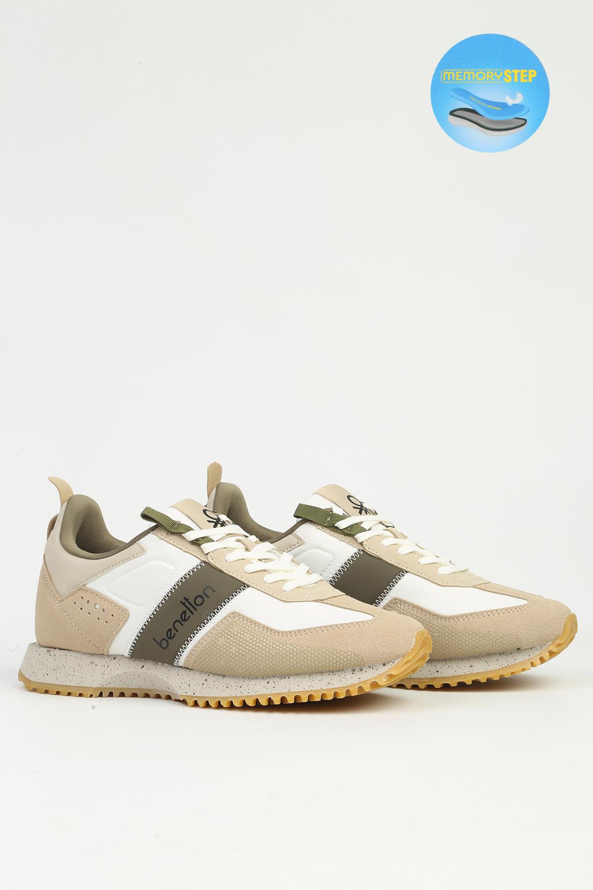 Erkek Bej Spor Ayakkabı İTHAL BNI-12114 - Görsel 3