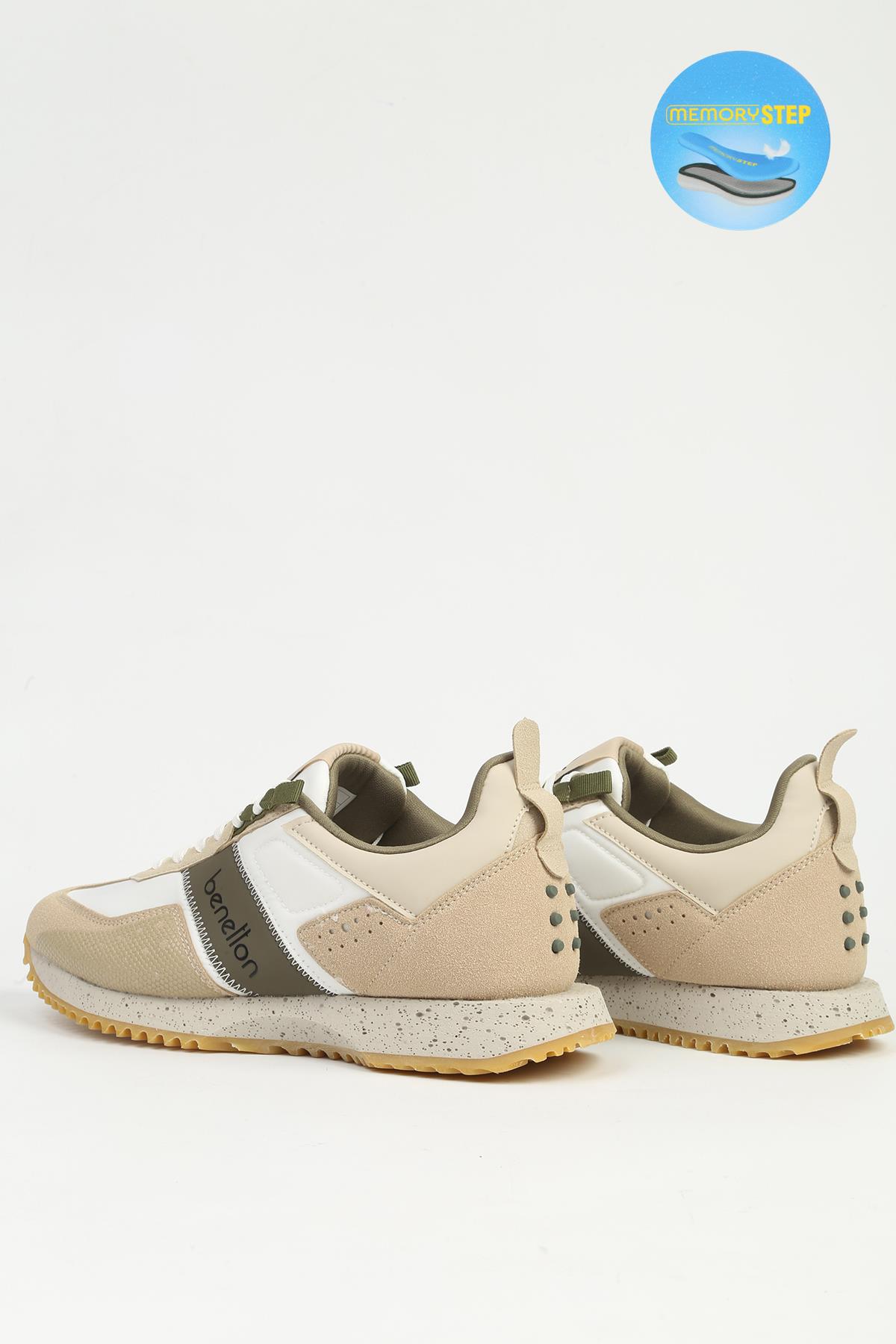 Erkek Bej Spor Ayakkabı İTHAL BNI-12114 - Görsel 4