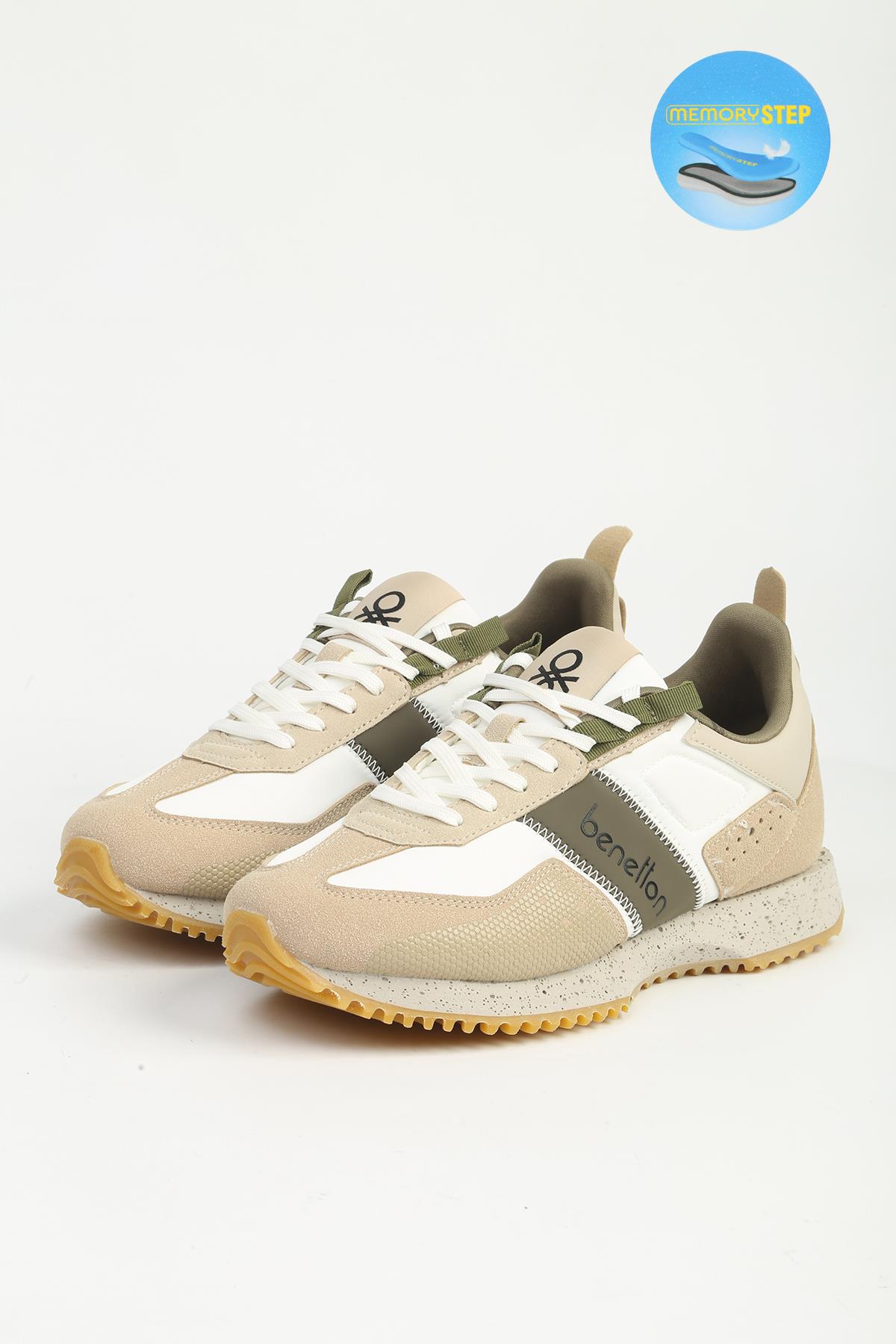Erkek Bej Spor Ayakkabı İTHAL BNI-12114 - Görsel 5