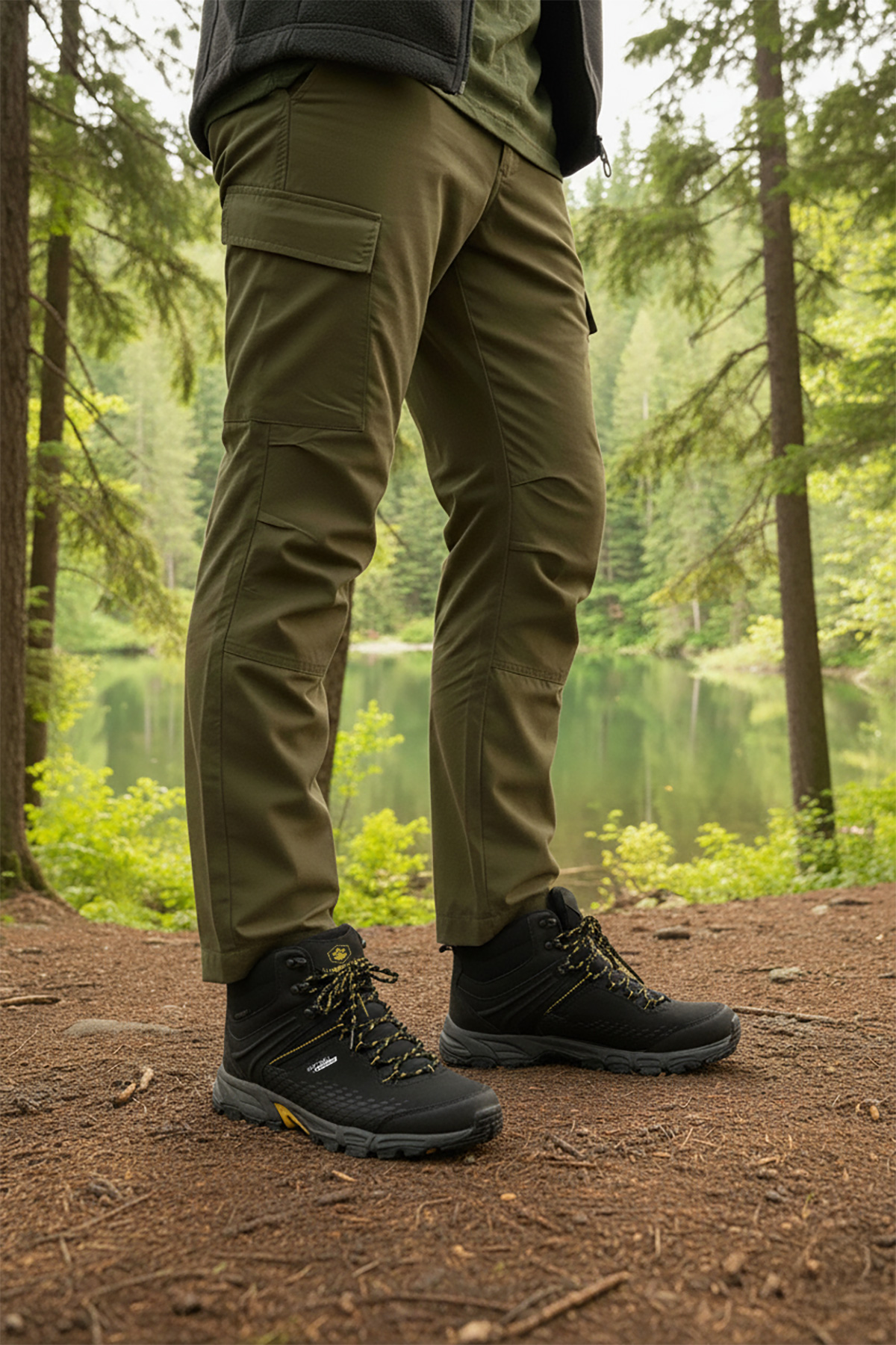 FLAKE HI 5PR Siyah Erkek Outdoor Bot - Görsel 3