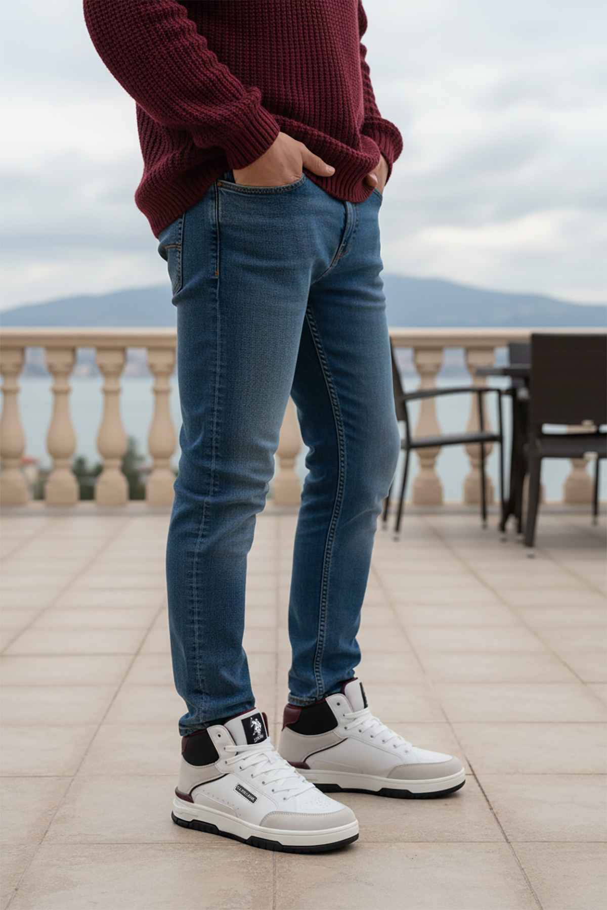 BOLDIE HI 5PR Beyaz Erkek High Sneaker - Görsel 3