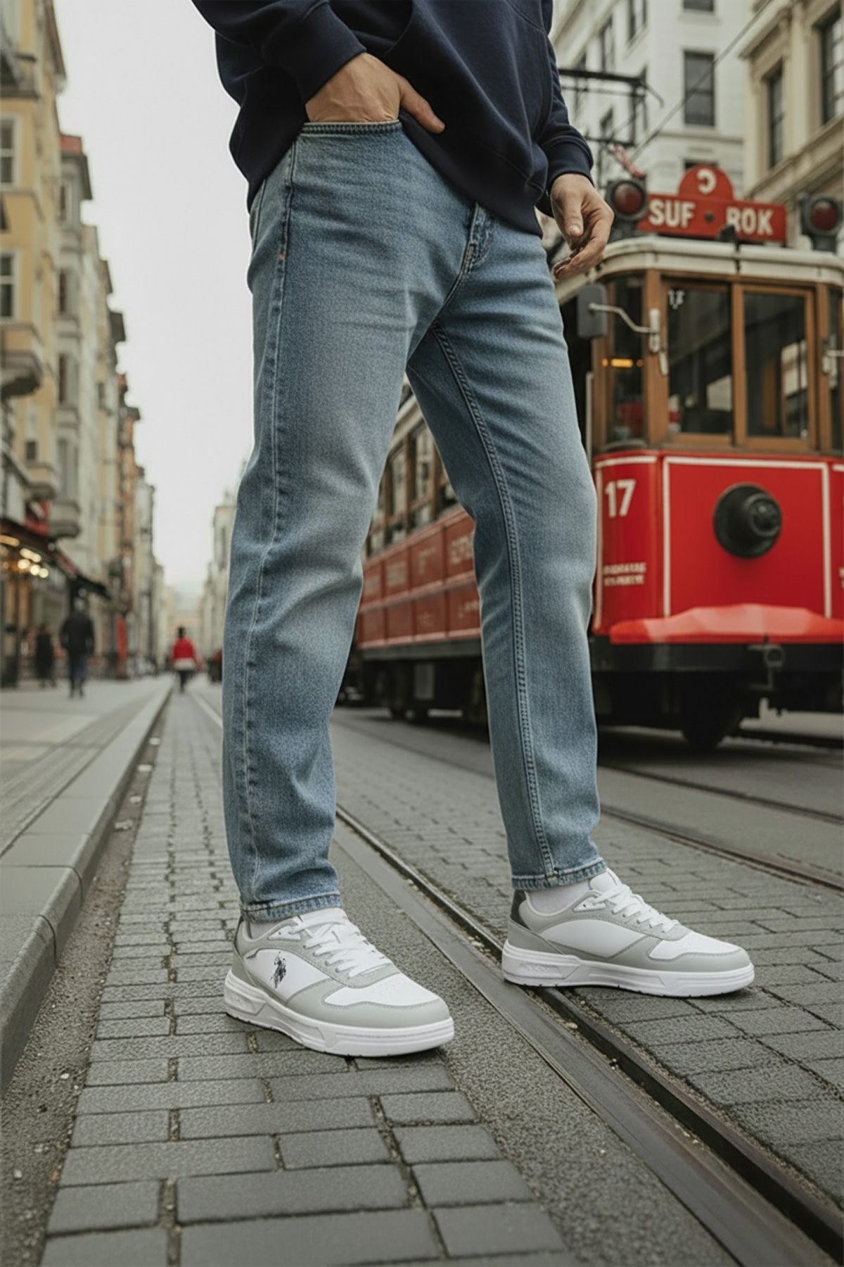 REKE 5PR Beyaz Erkek Sneaker - Görsel 3