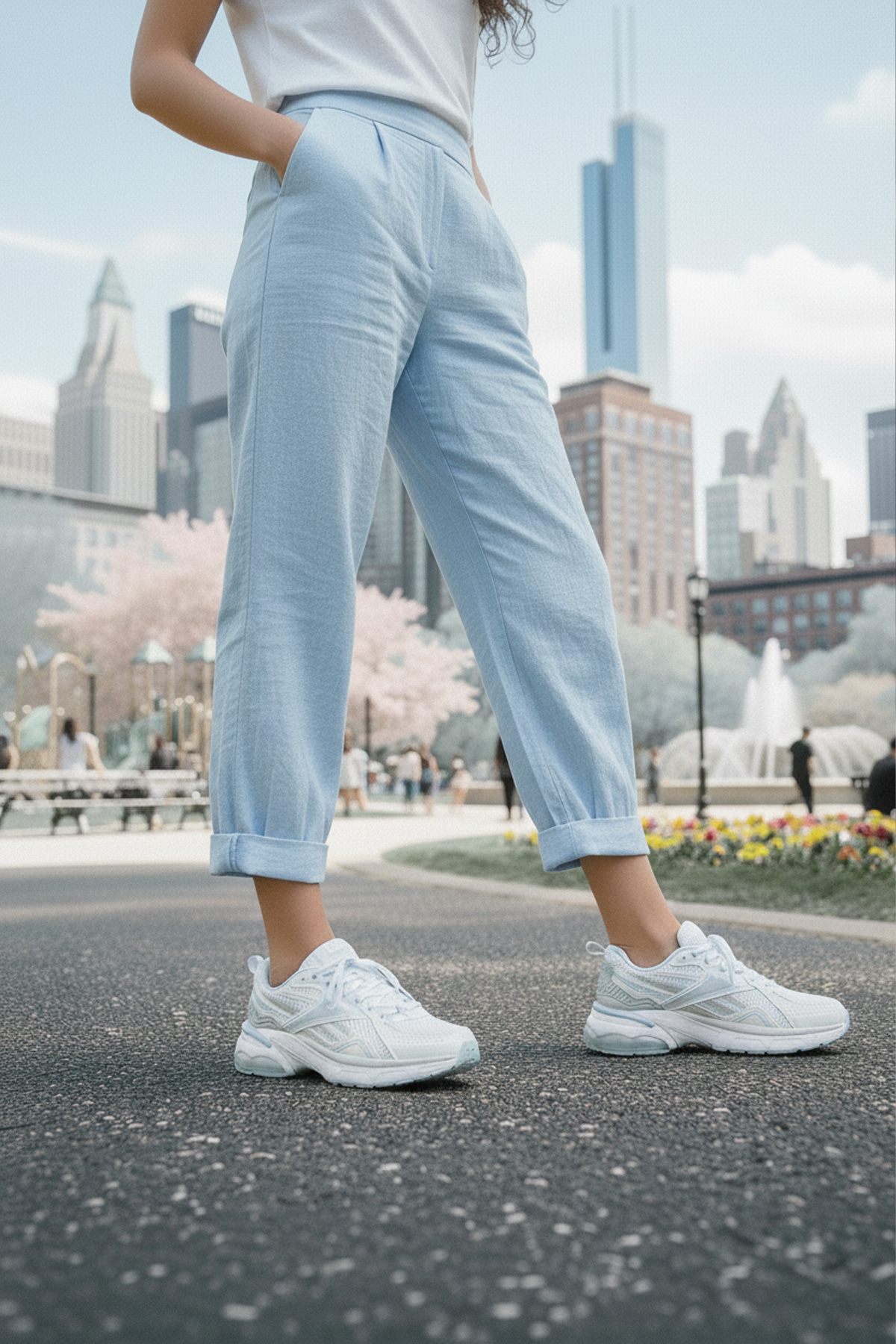 GRAND CANE I Beyaz Kadın Sneaker - Görsel 3