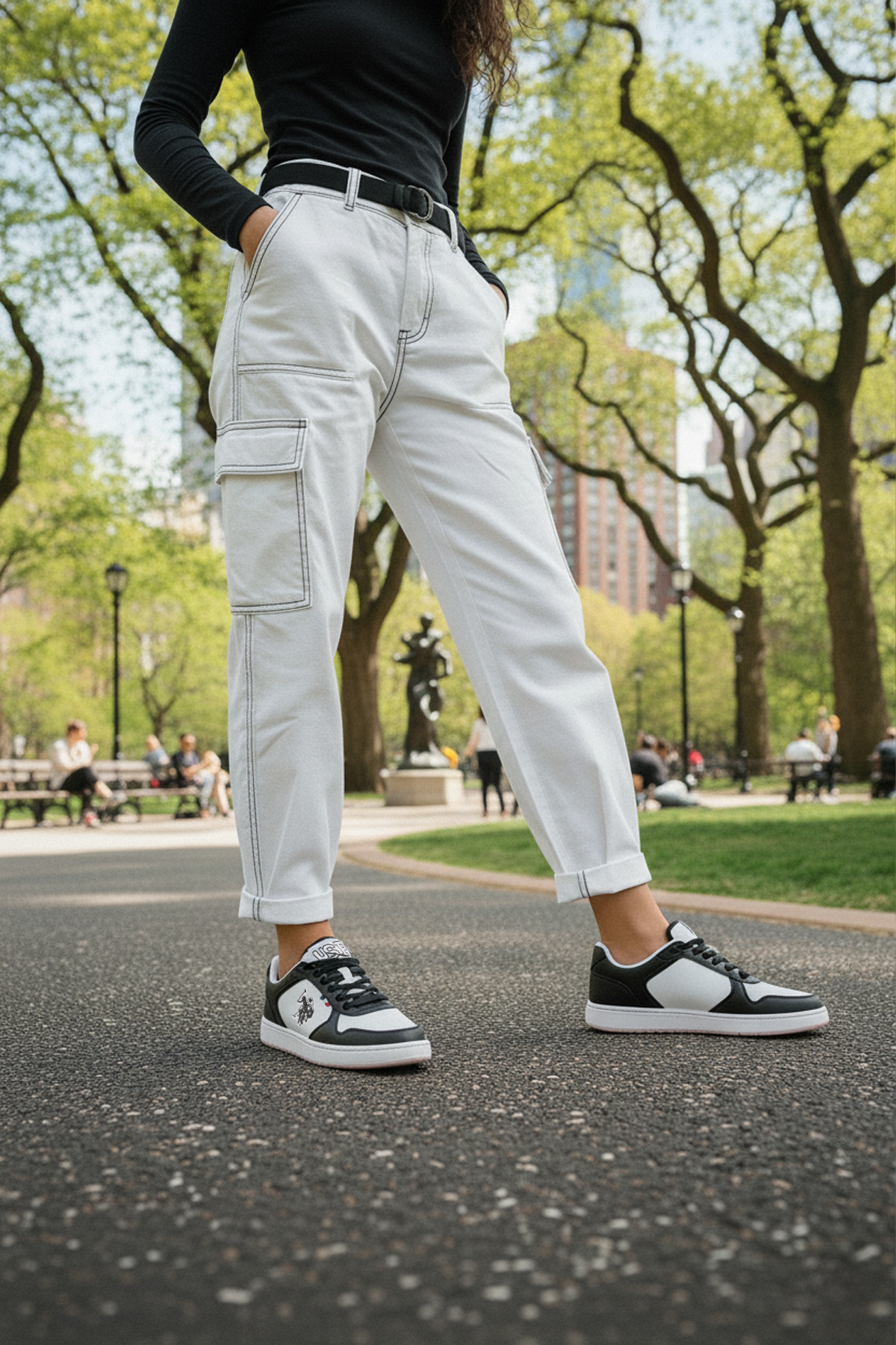 PAMELY 5PR Beyaz Kadın Sneaker - Görsel 3