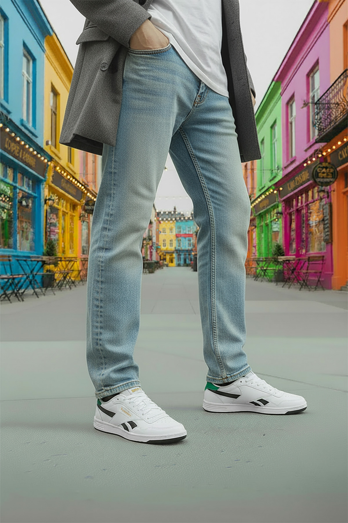 Reebok COURT ADVANCE Beyaz Unisex Sneaker - Görsel 3