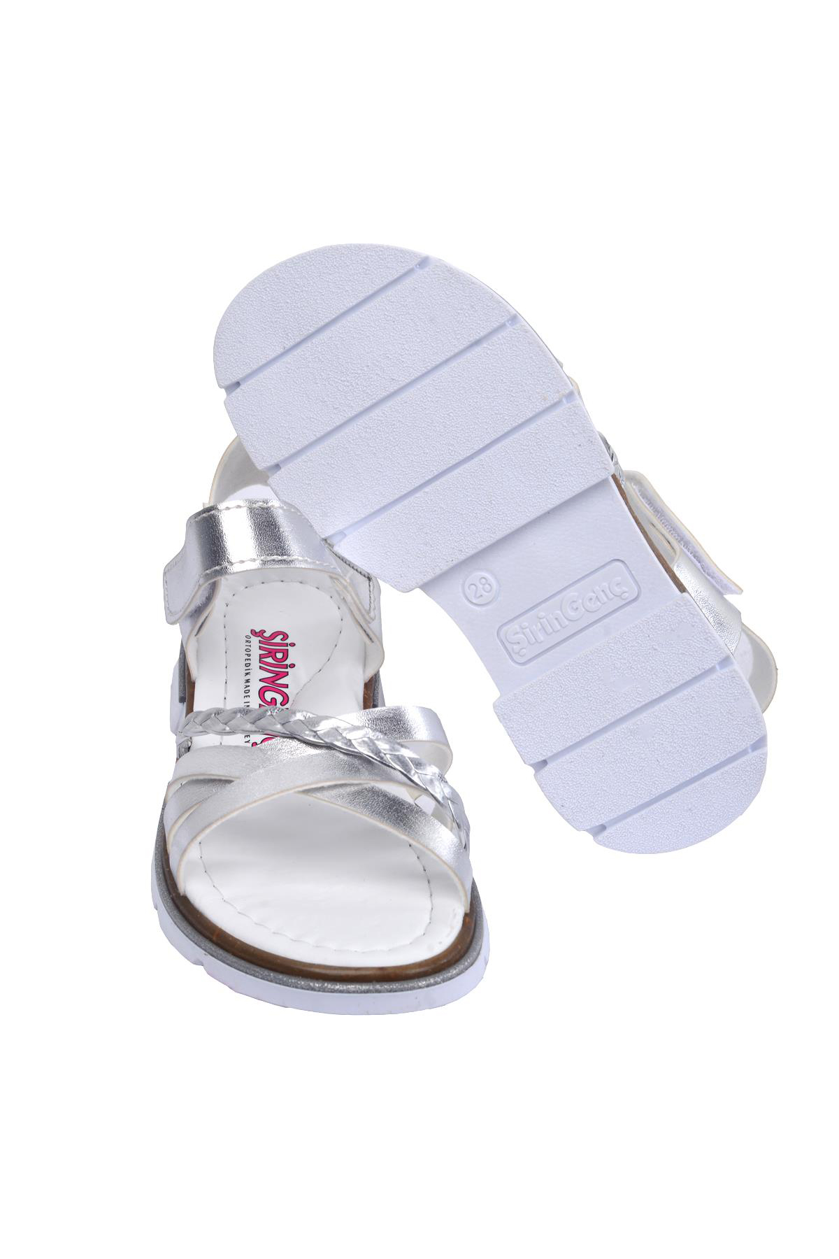 Kız Çocuk Sandalet Şb 2469-78 Gümüş - Görsel 6