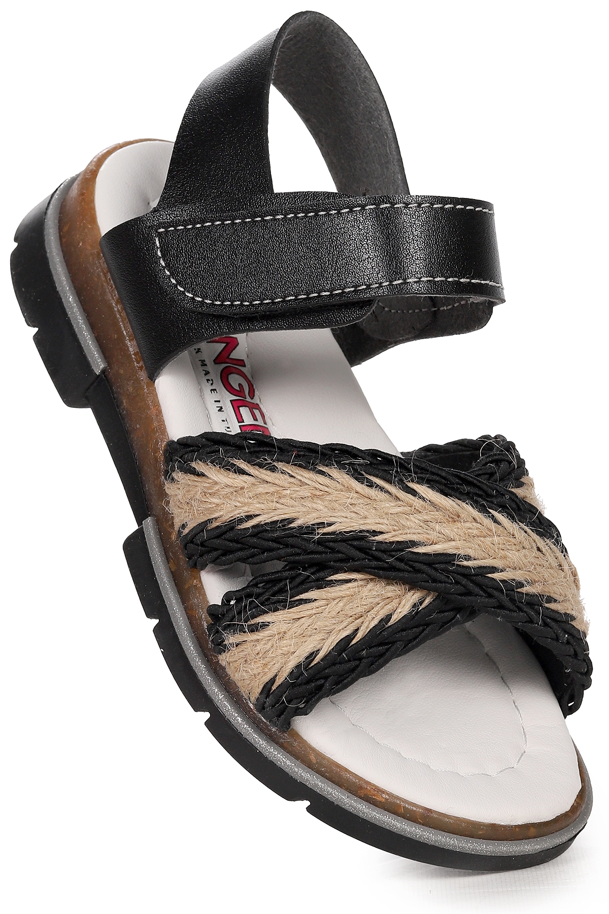 Ortopedik Kız Çocuk Sandalet Şb 2843-47 Siyah - Görsel 2