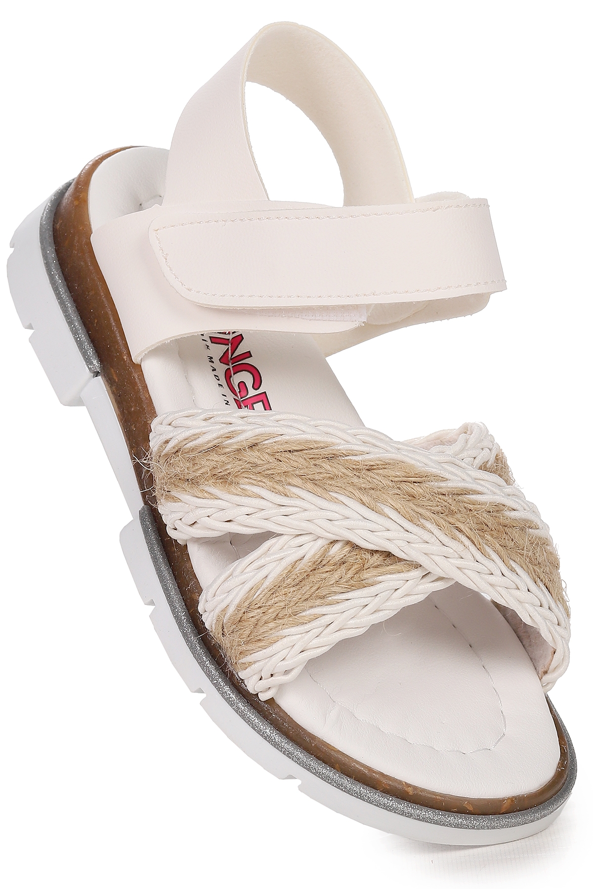 Ortopedik Kız Çocuk Sandalet Şb 2843-47 Beyaz - Görsel 2