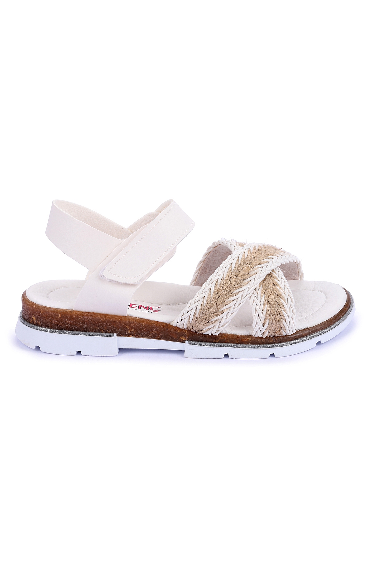 Ortopedik Kız Çocuk Sandalet Şb 2843-47 Beyaz - Görsel 4