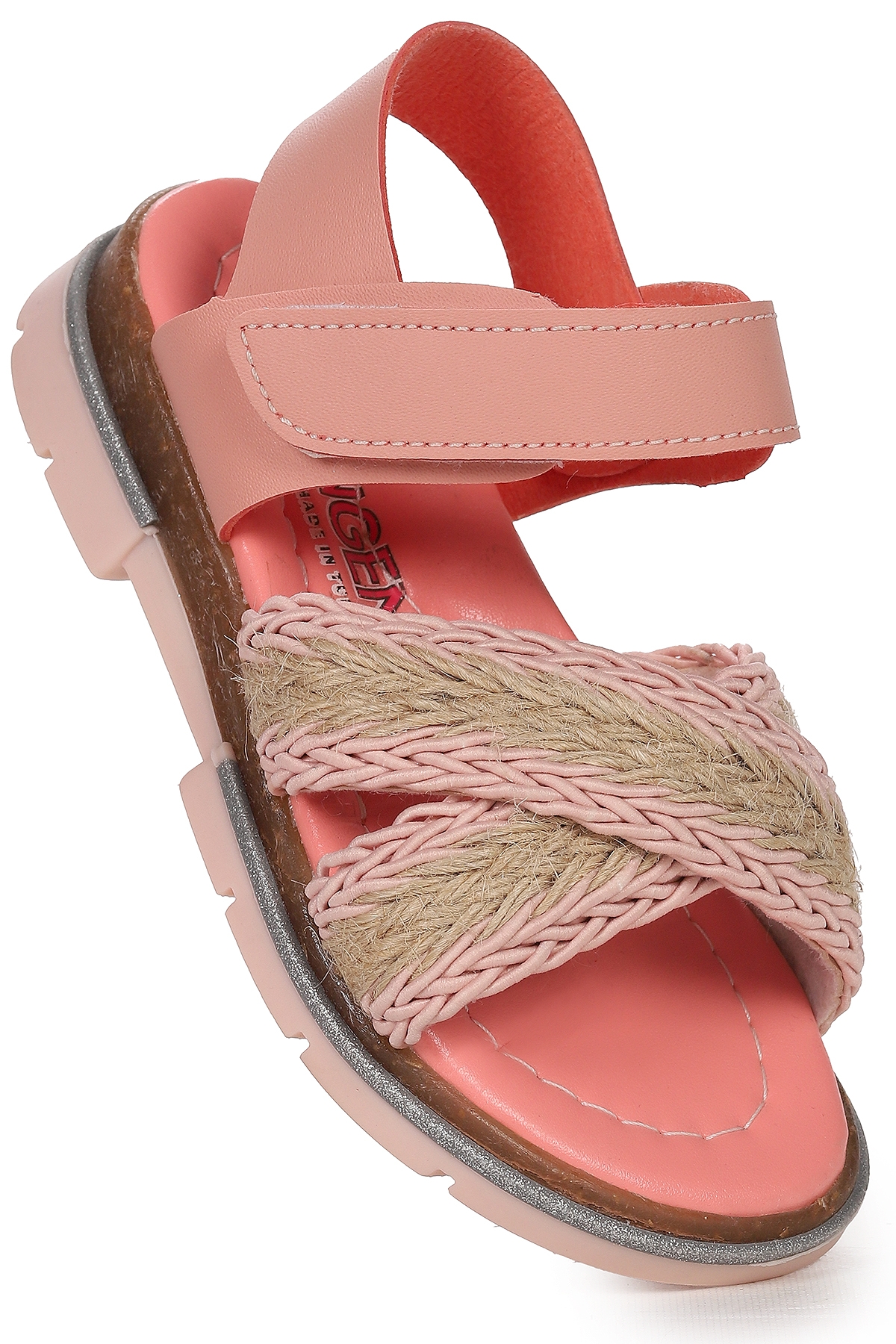 Ortopedik Kız Çocuk Sandalet Şb 2843-47 Pudra - Görsel 2