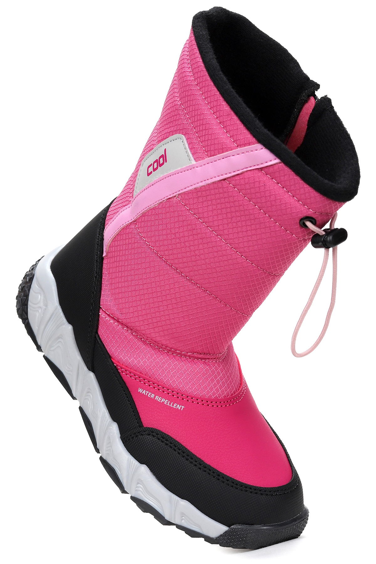 Molina Suya Dayanıklı Fermuarlı Kız Çocuk Kar Bot Ayakkabı Fuşya - Görsel 2