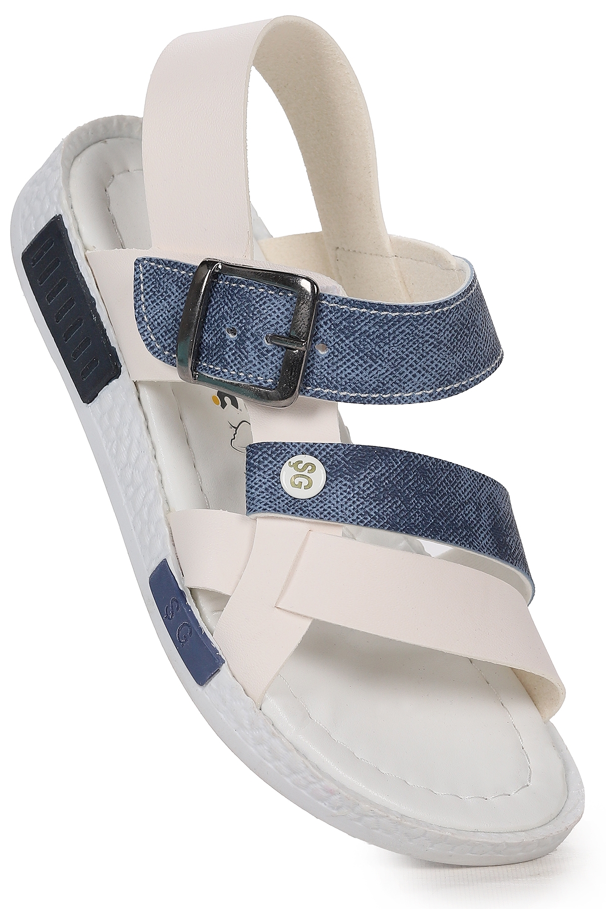 Erkek Çocuk Sandalet Şb 2517-26 Beyaz - Mavi - Görsel 2