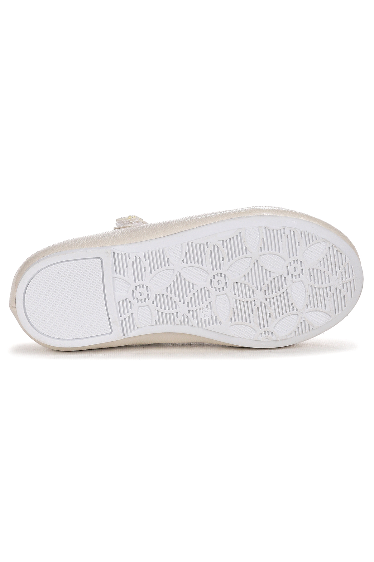 Barbe Cilt Fiyonklu Cırtlı Kız Çocuk Babet Ayakkabı Sedef - Görsel 6