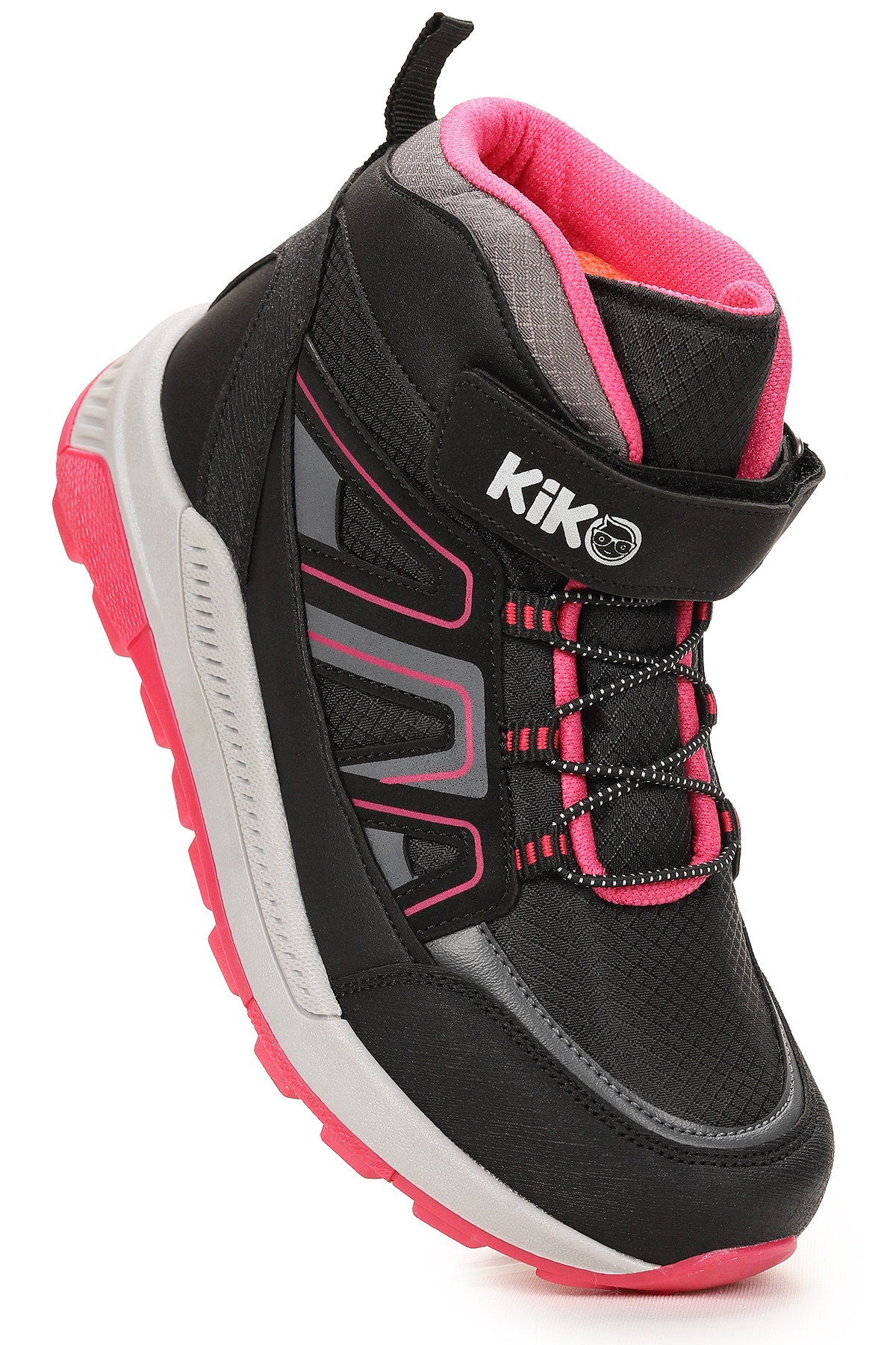 Krafti Termo Taban Cırtlı Kız Çocuk Spor Bot Ayakkabı Siyah - Fuji - Görsel 2