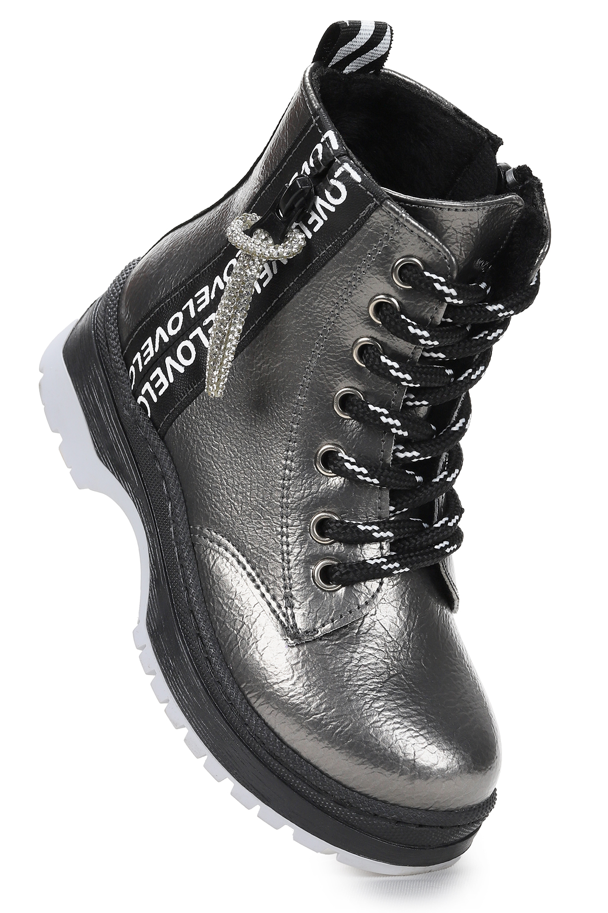 Love Çatlak Termo Taban Kız Çocuk Bot Platin - Görsel 2