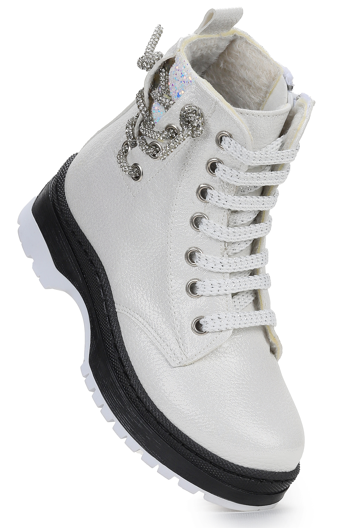 Capsule Vakko Taşlı Termo Taban Kız Çocuk Bot Sedef - Görsel 2