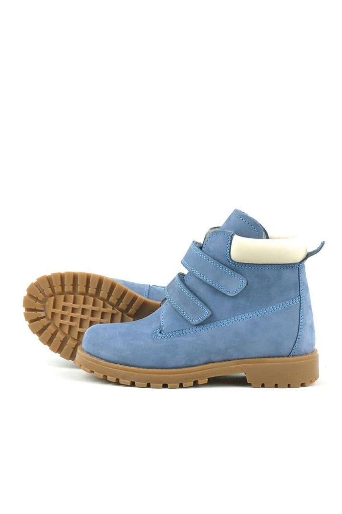 Neson Hakiki Deri Mavi Cırtlı Çocuk Bot - Görsel 7