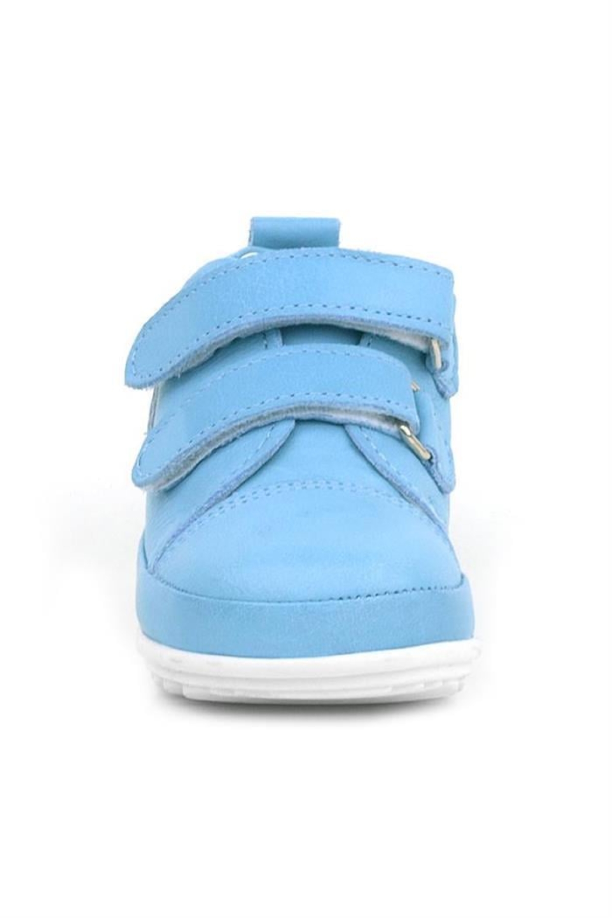 Scrat Hakiki Deri Mavi Beyaz İlk Adım Ayakkabı - Görsel 5