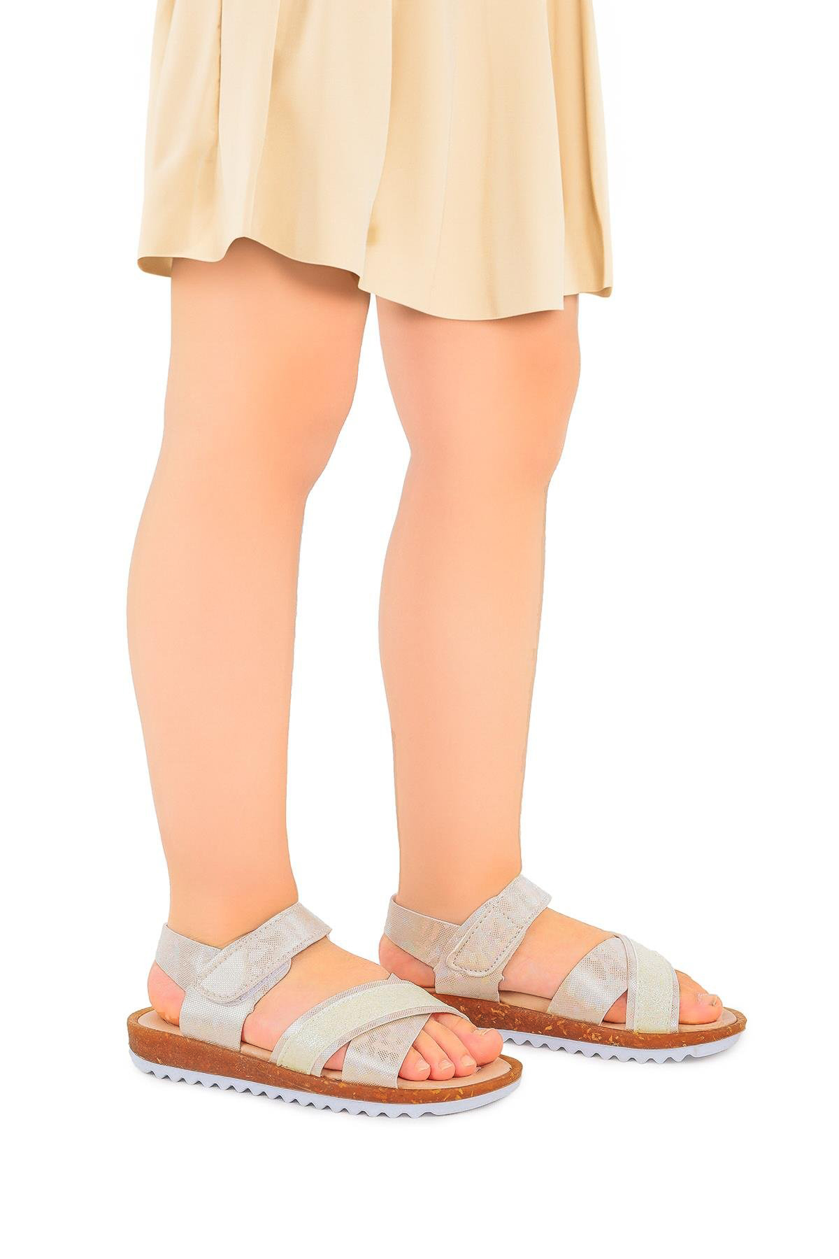 Kız Çocuk Sandalet Arz 2349 Sedef - Görsel 4