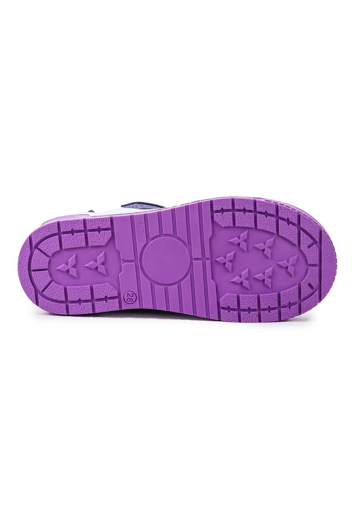 Kız Çocuk Günlük Ayakkabı Arz 2327 Lila - Somon - Görsel 6