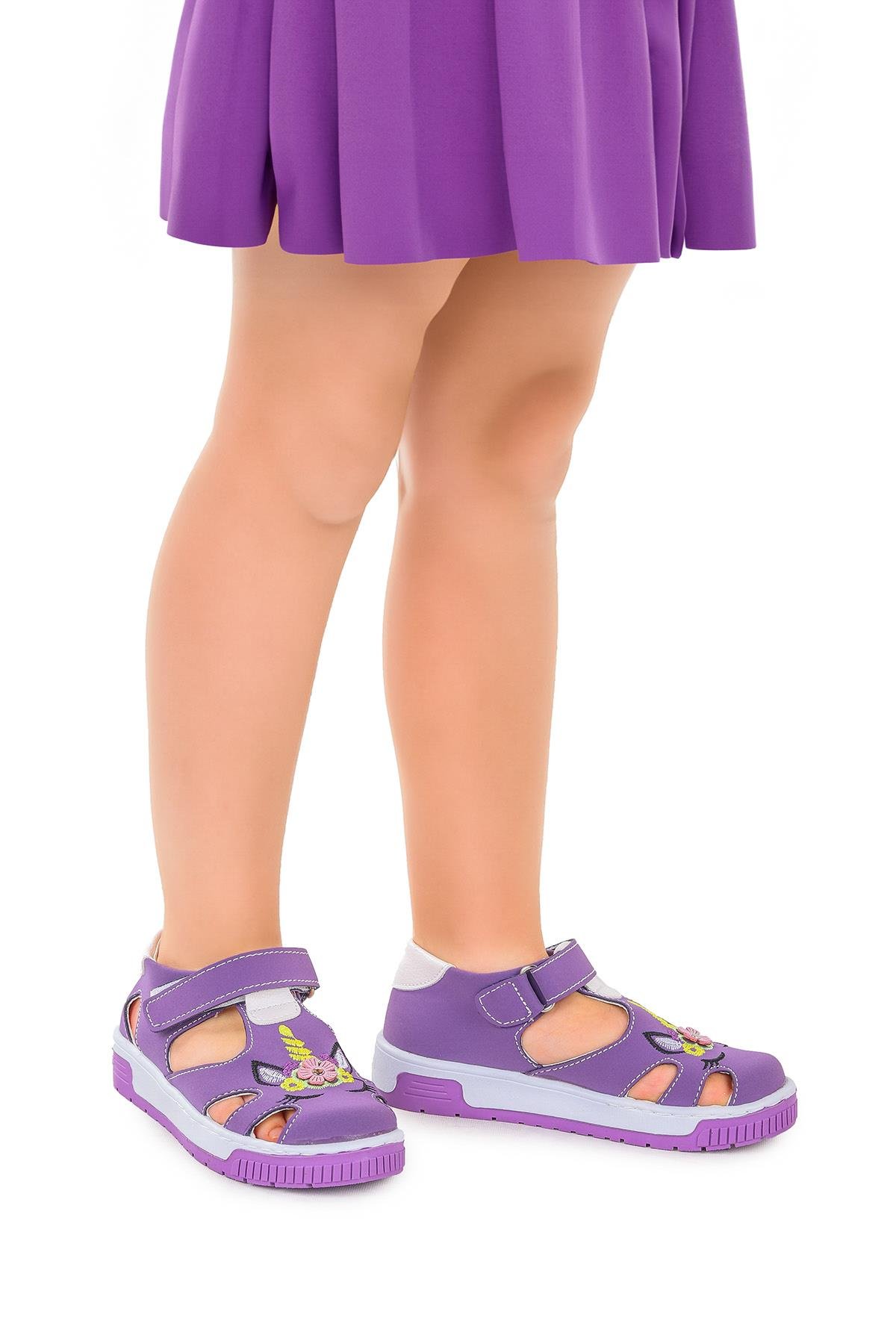 Kız Çocuk Günlük Ayakkabı Arz 2326 Lila - Görsel 4