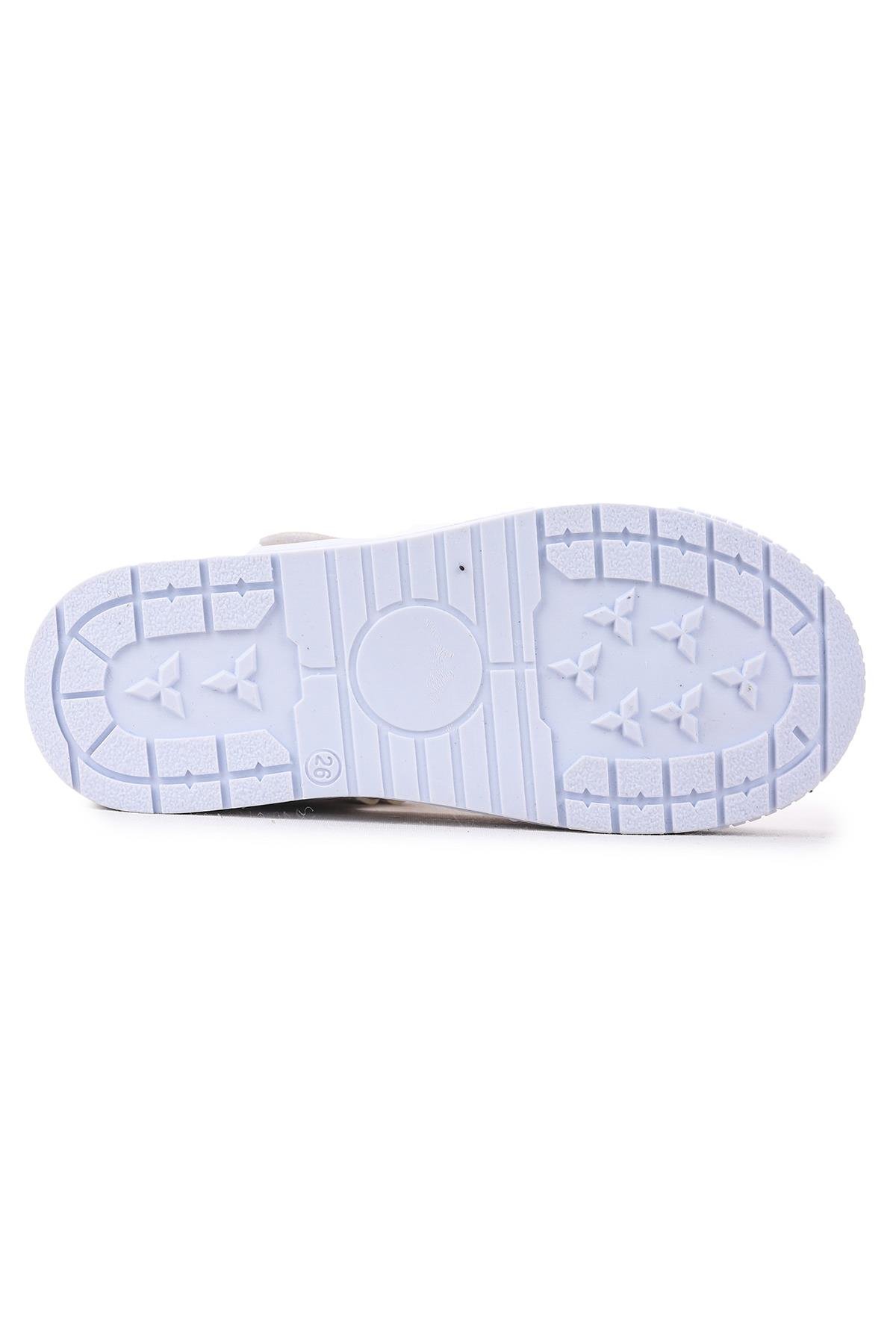 Kız Çocuk Günlük Ayakkabı Arz 2324 Beyaz - Gümüş - Görsel 6