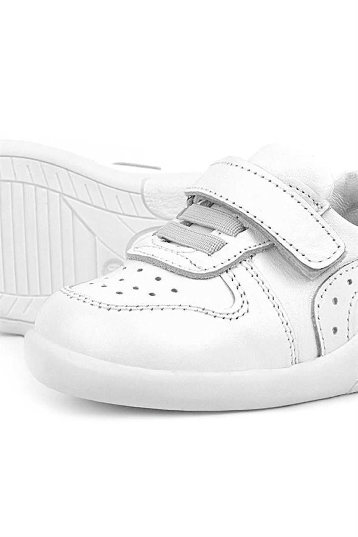 Hakiki Deri Beyaz Anatomik Bebek Spor Ayakkabı - Görsel 8