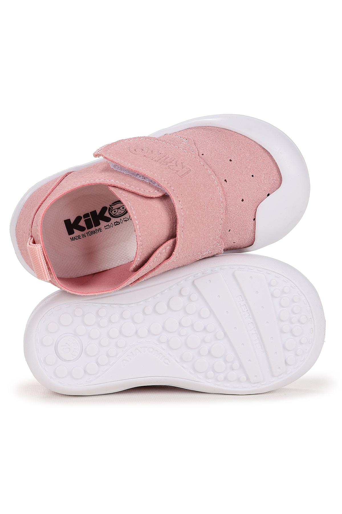 Rosie İlk Adım Cırtlı Kız Bebek Günlük Ayakkabı Pudra - Görsel 6