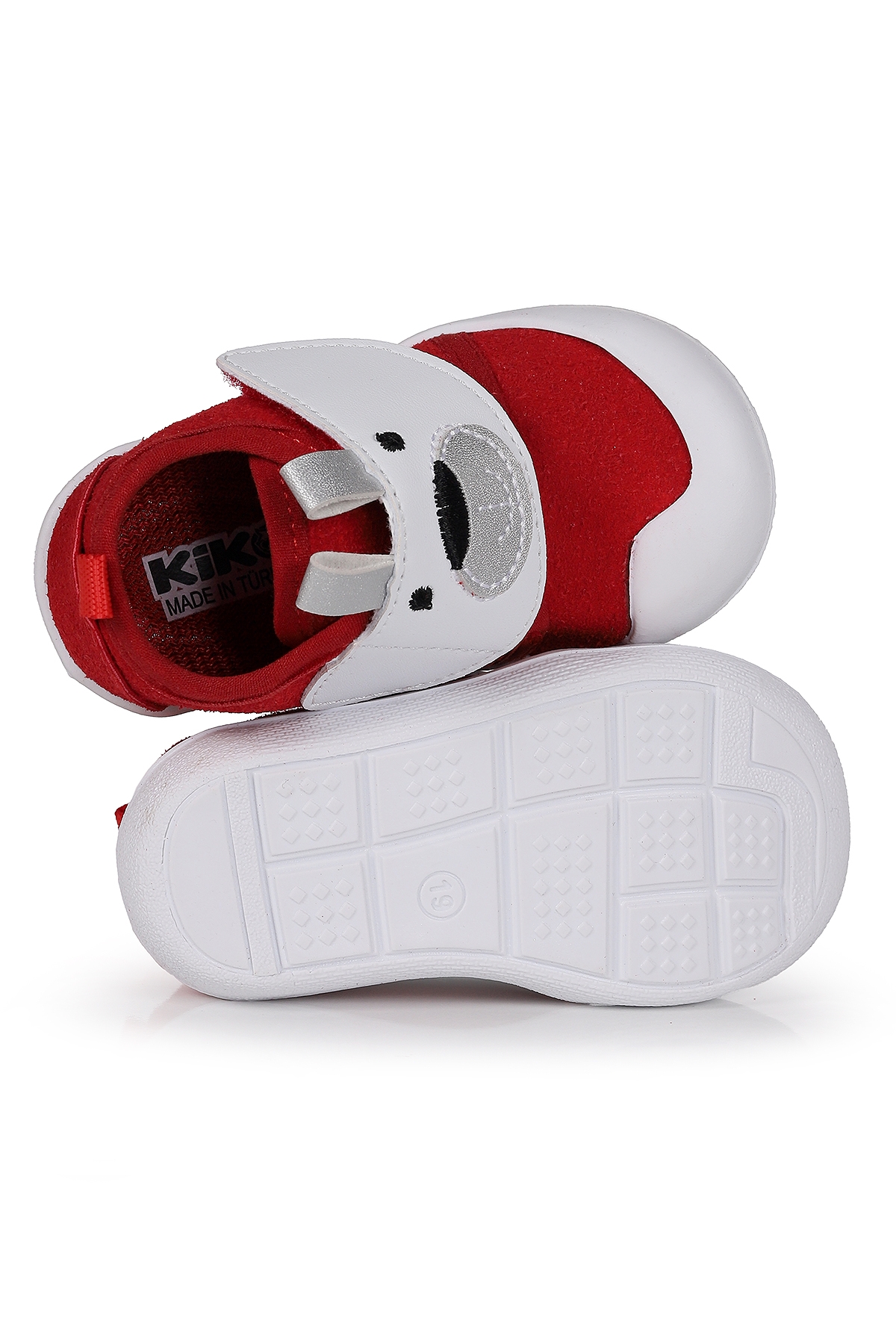 Winni Cırtlı Kız Bebek İlk Adım Ortopedik Günlük Ayakkabı Kırmızı - Görsel 6