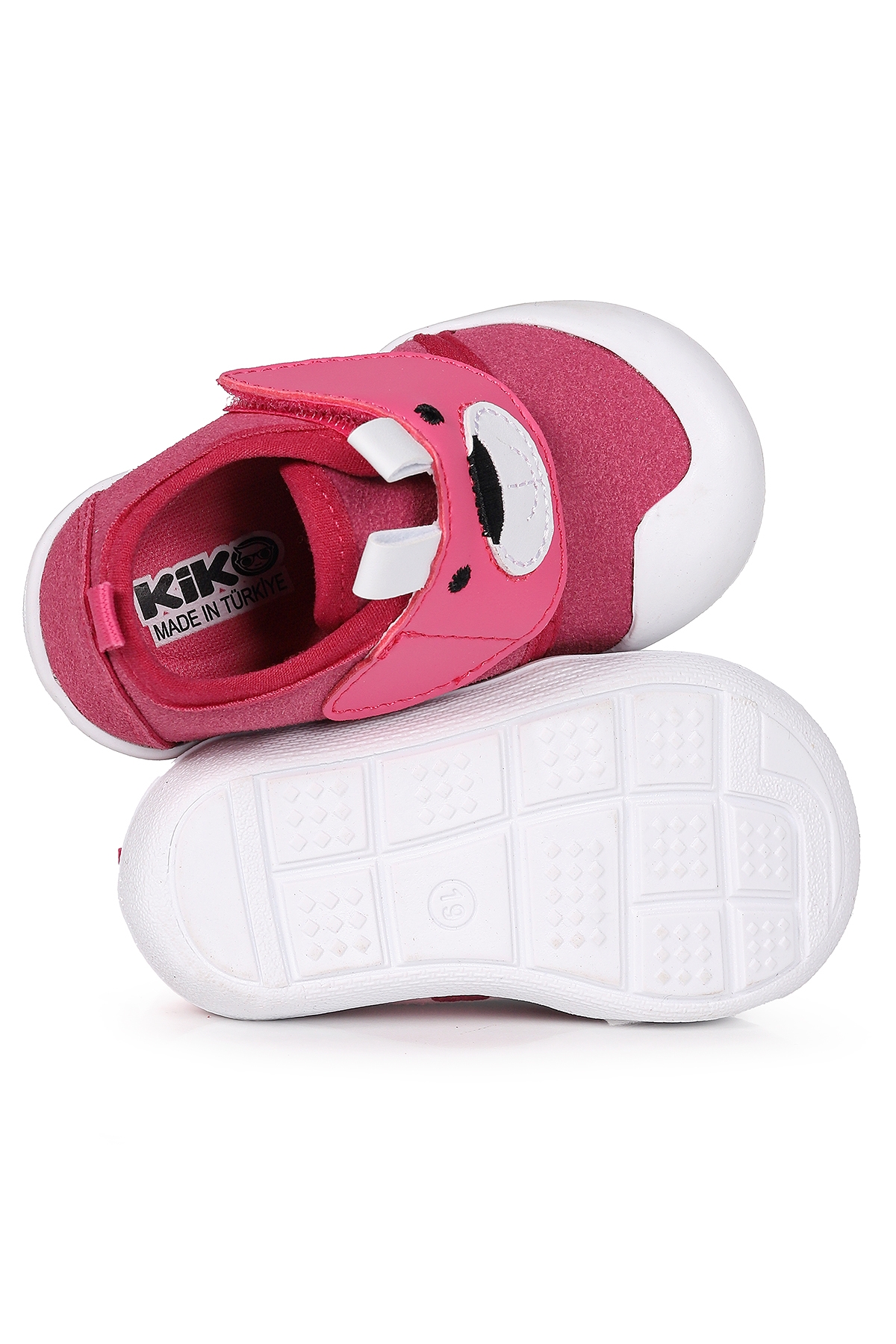 Winni Cırtlı Kız Bebek İlk Adım Ortopedik Günlük Ayakkabı Fuşya - Görsel 6