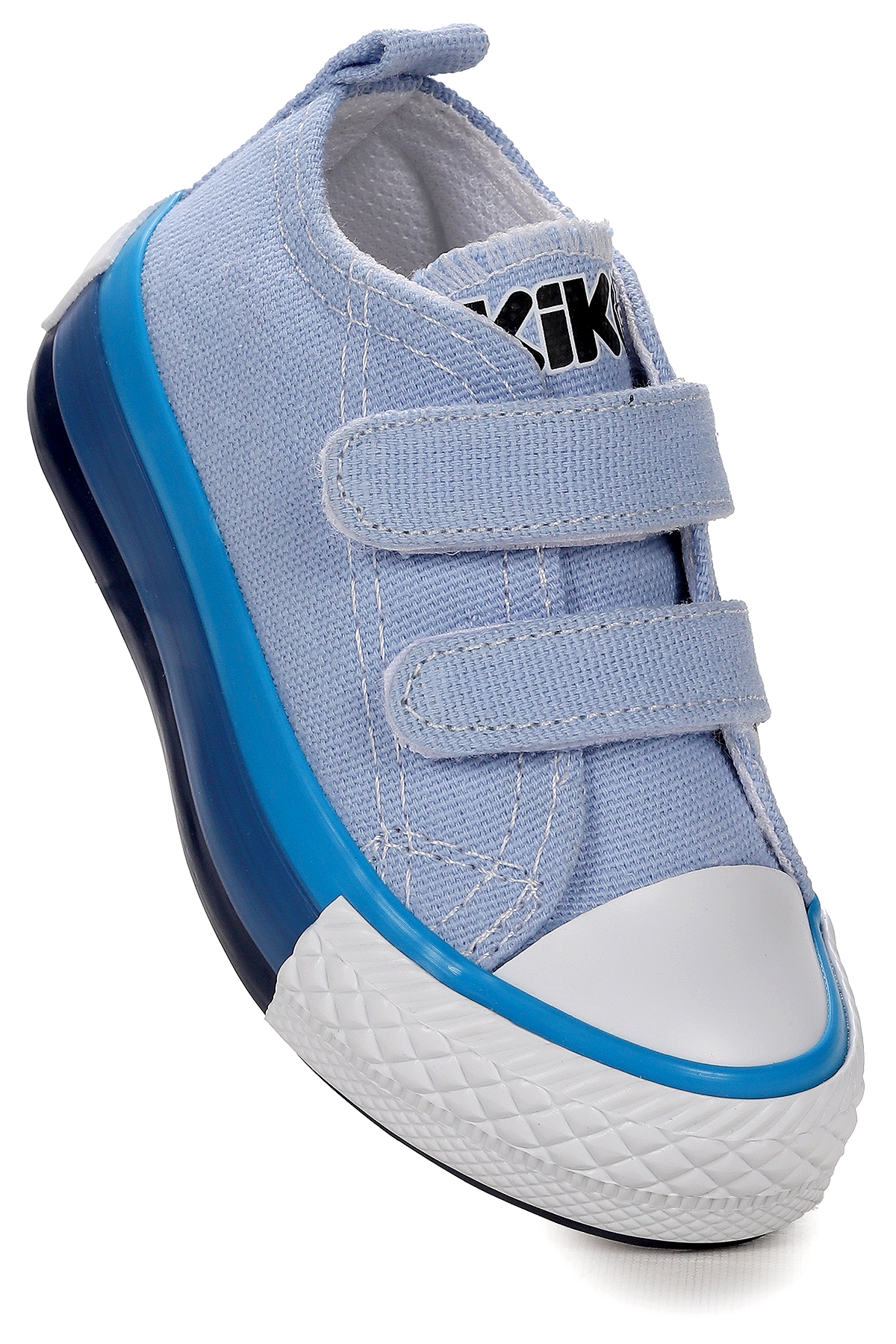 Linen Cırtlı Erkek Bebek Keten Spor Ayakkabı Mavi - Görsel 2