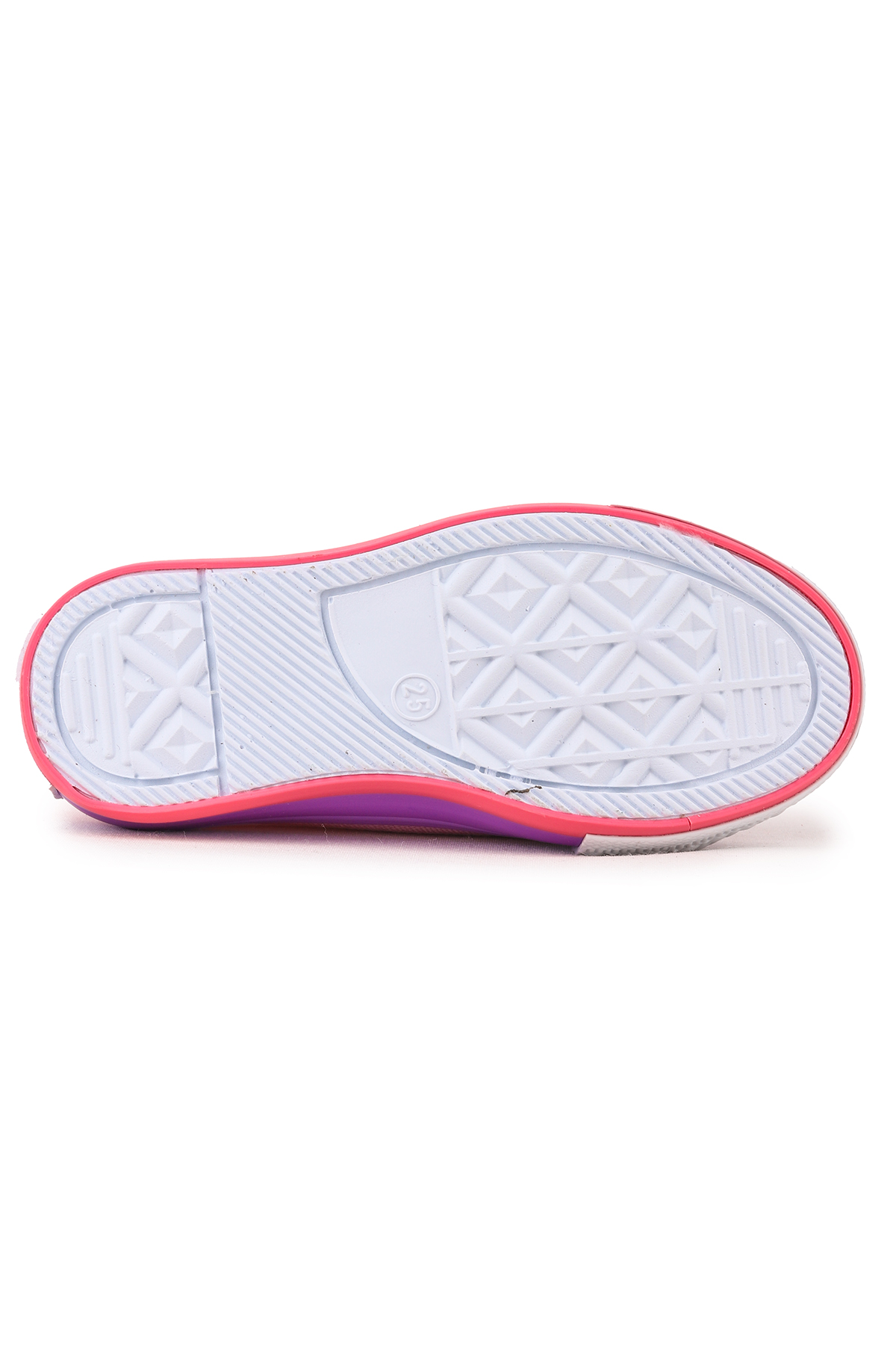 Linen Cırtlı Kız Bebek Keten Spor Ayakkabı Pembe - Görsel 6