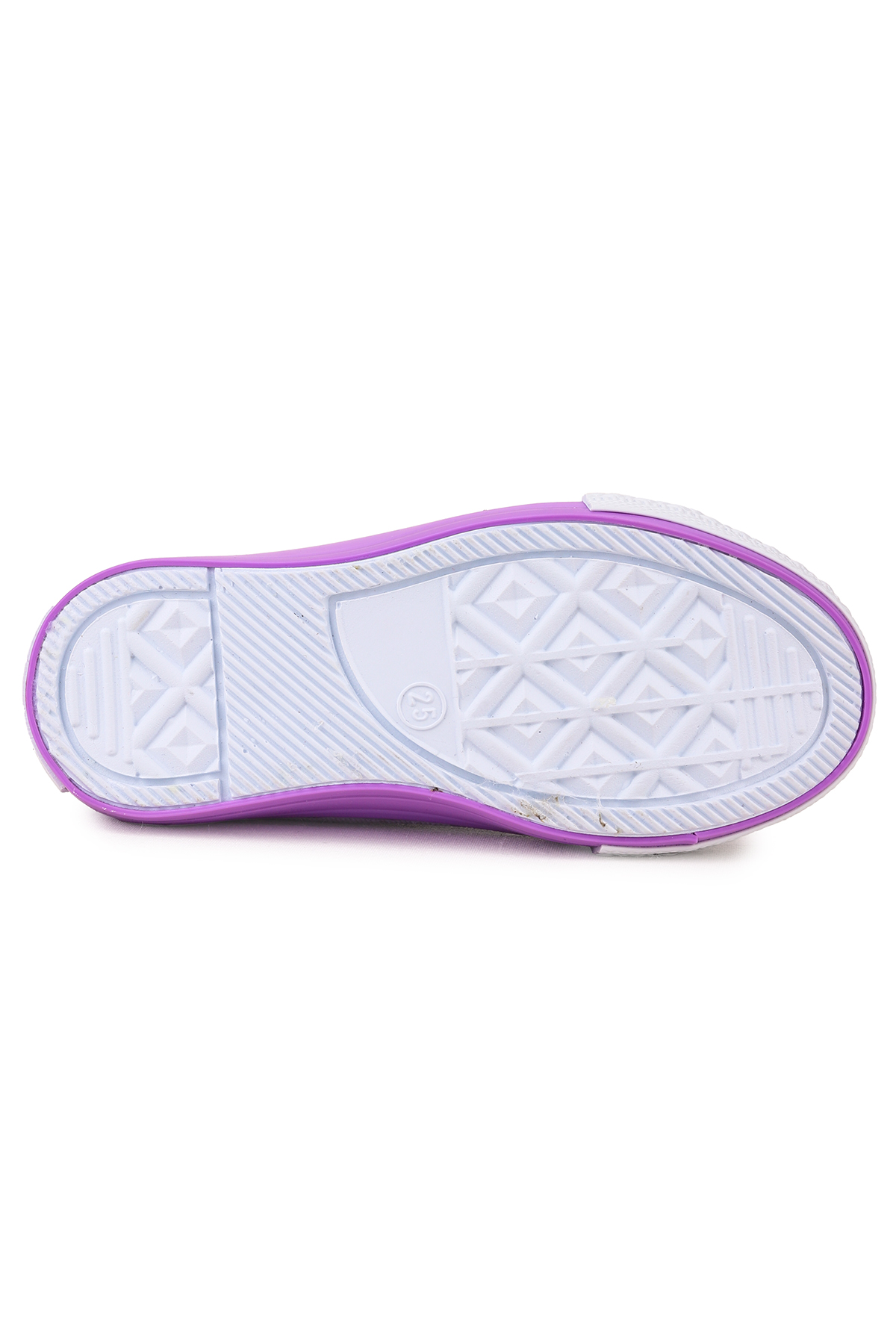 Tinna Bağcıklı Kız Bebek Keten Spor Ayakkabı Lila - Görsel 6