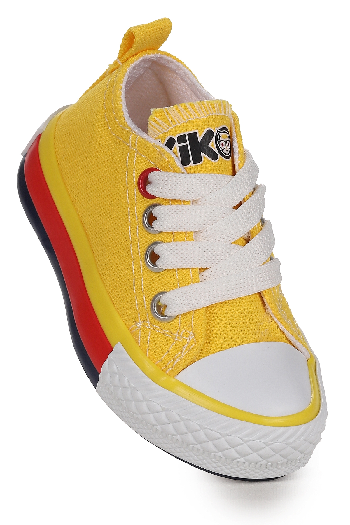 Tinna Bağcıklı Erkek Bebek Keten Spor Ayakkabı Sarı - Görsel 2