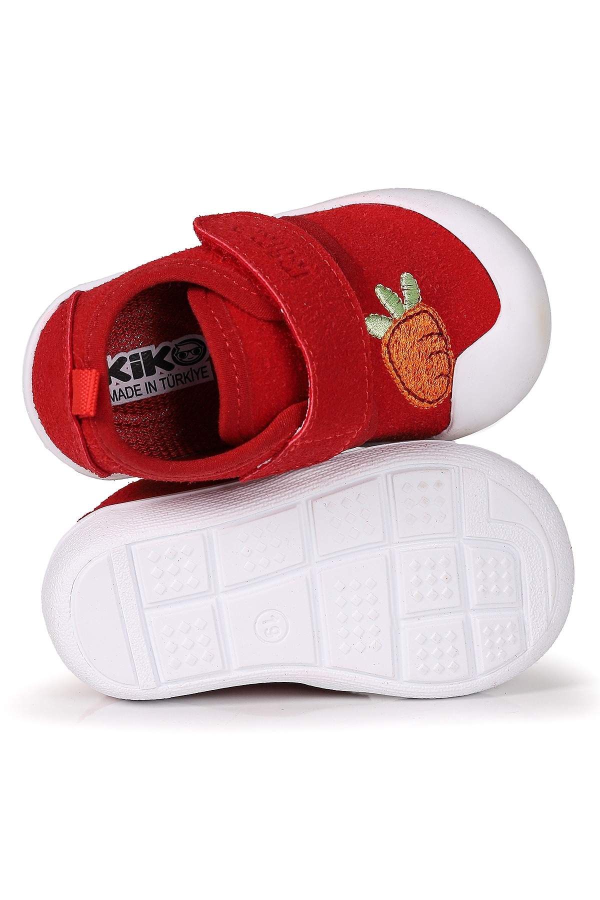 Strawberry Cırtlı Kız Bebek İlk Adım Ortopedik Günlük Ayakkabı Kırmızı - Görsel 6