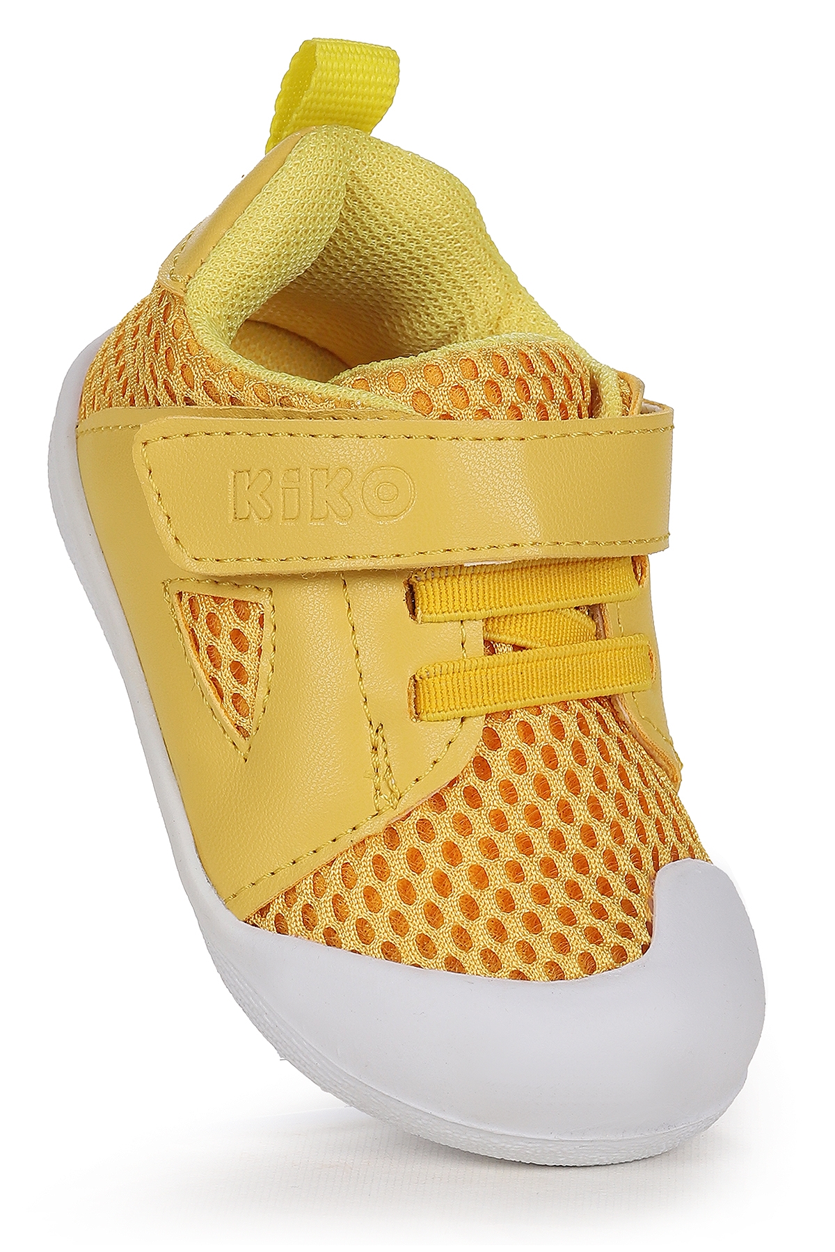 Puppies Cırtlı Erkek Bebek İlk Adım Ortopedik Günlük Ayakkabı Sarı - Görsel 2