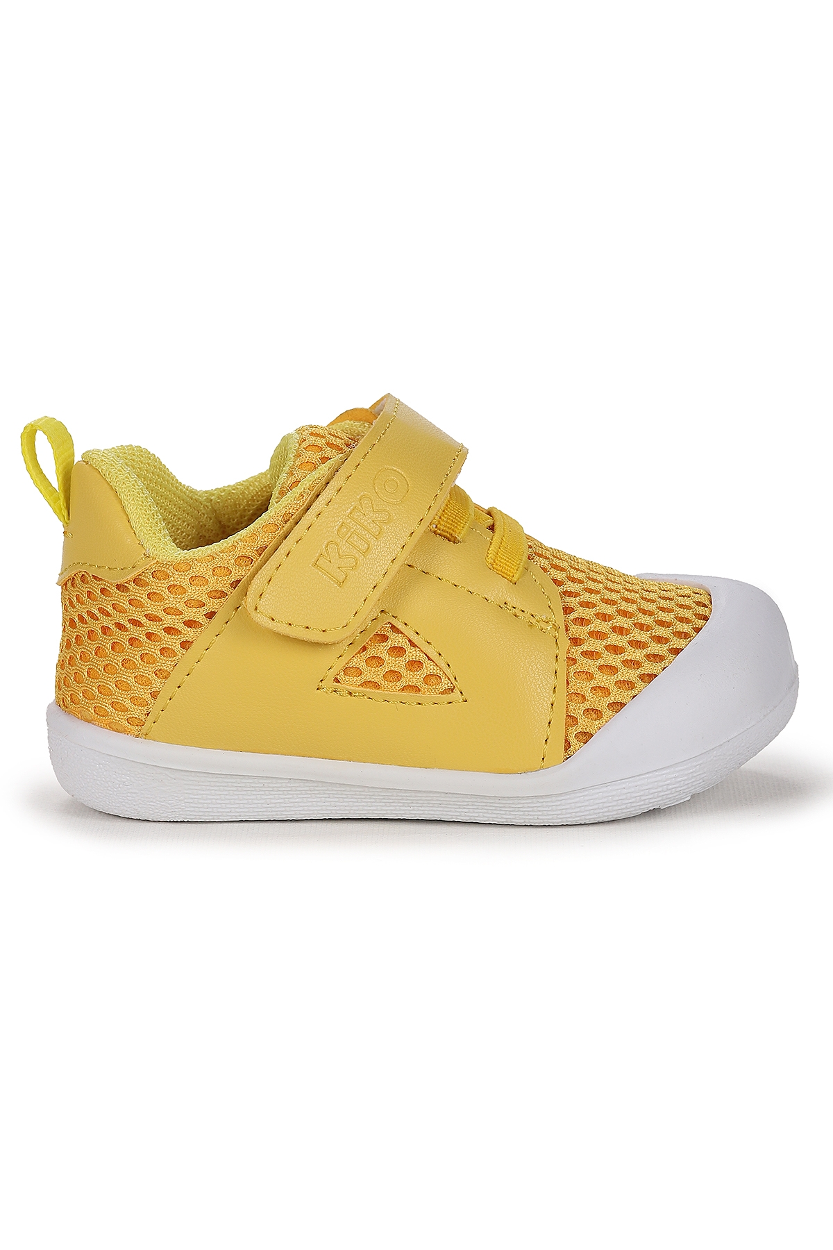 Puppies Cırtlı Erkek Bebek İlk Adım Ortopedik Günlük Ayakkabı Sarı - Görsel 4