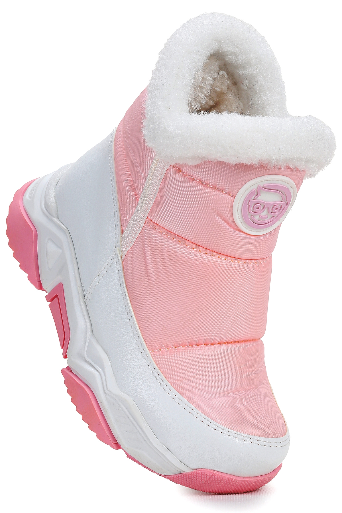 Pamela Fermuarlı Kız Çocuk Kar Botu Pembe - Görsel 2