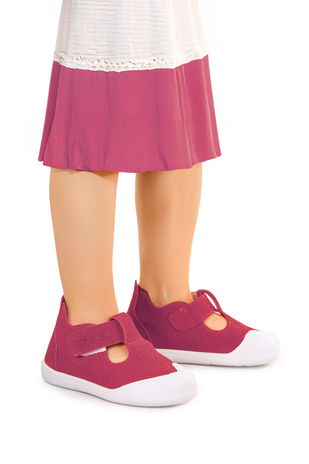 Kiko Kids Kiko Kids Pembe Elroy İlk Adım Cırtlı Kız Bebek Günlük Ayakkabı Fuşya Sandalet & Terlik | Flo Pembe - 4. görsel