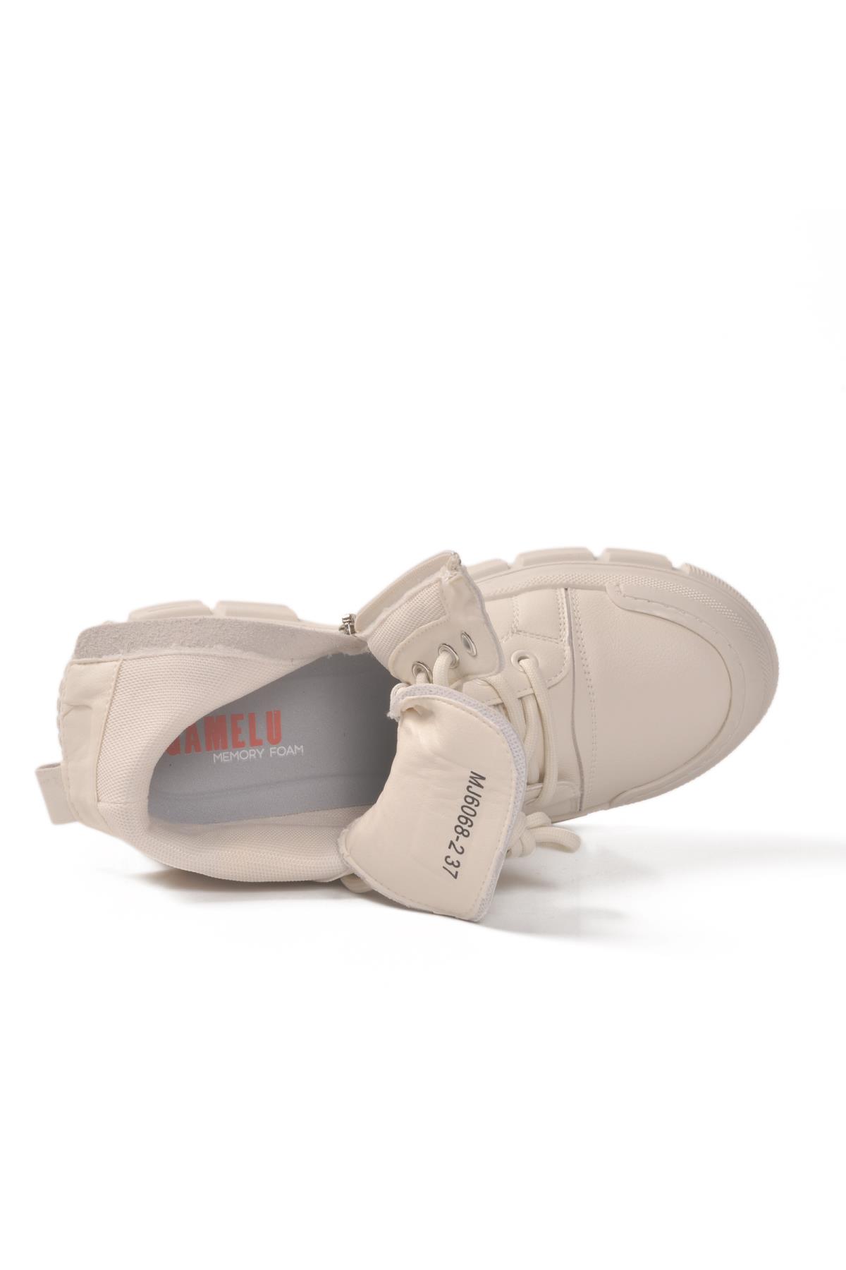 Neptün Z Beyaz Hafızalı Taban Kadın Bot - Görsel 5