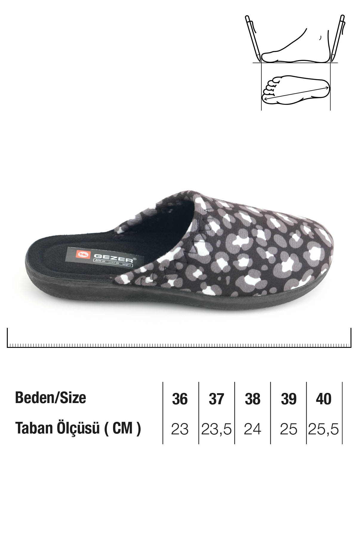 Kadın Kışlık Rahat Taban Ev Bahçe Terlik - Görsel 3